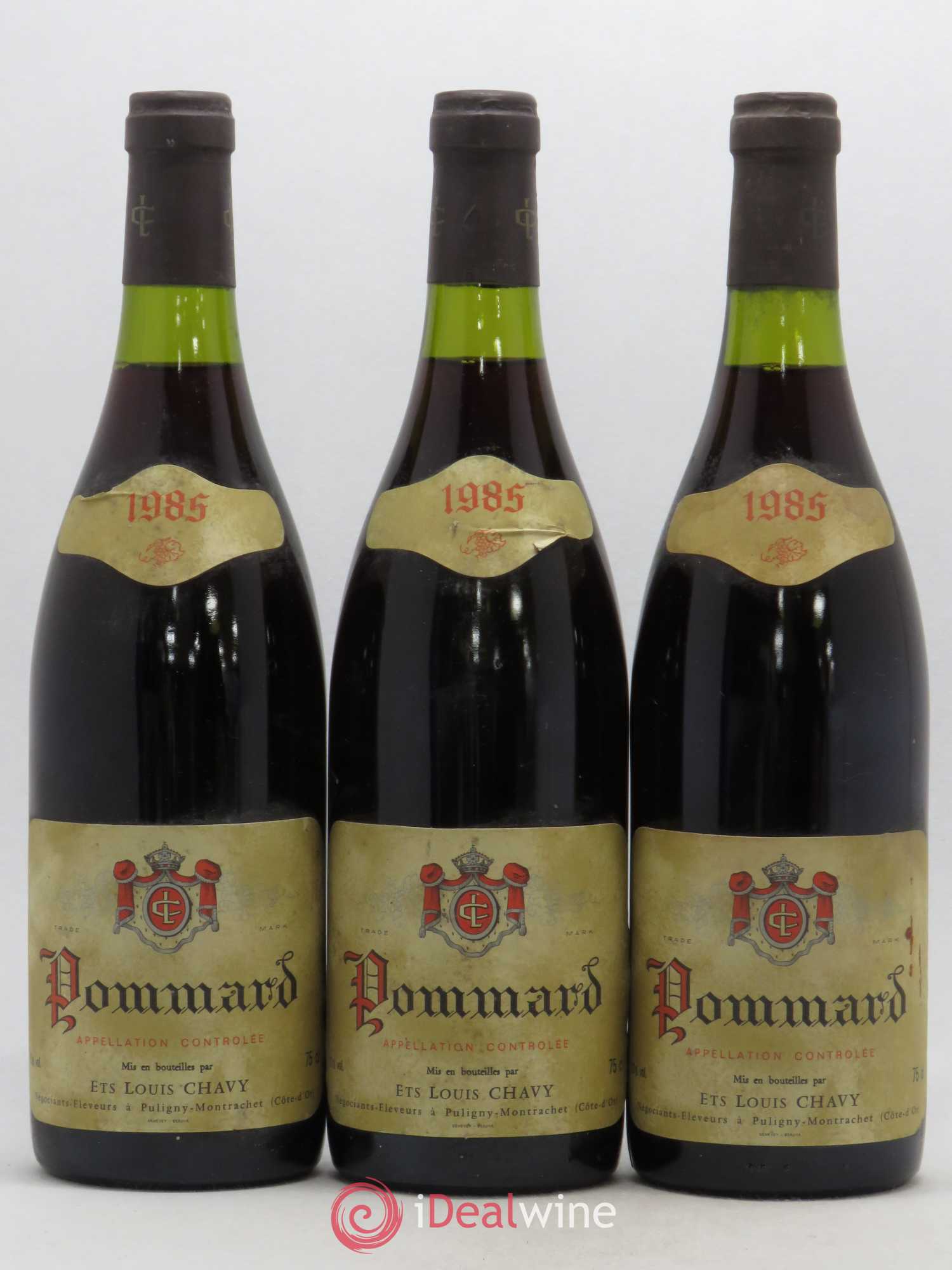 Pommard Louis Chavy 1985 - Lot de 3 bouteilles - 0