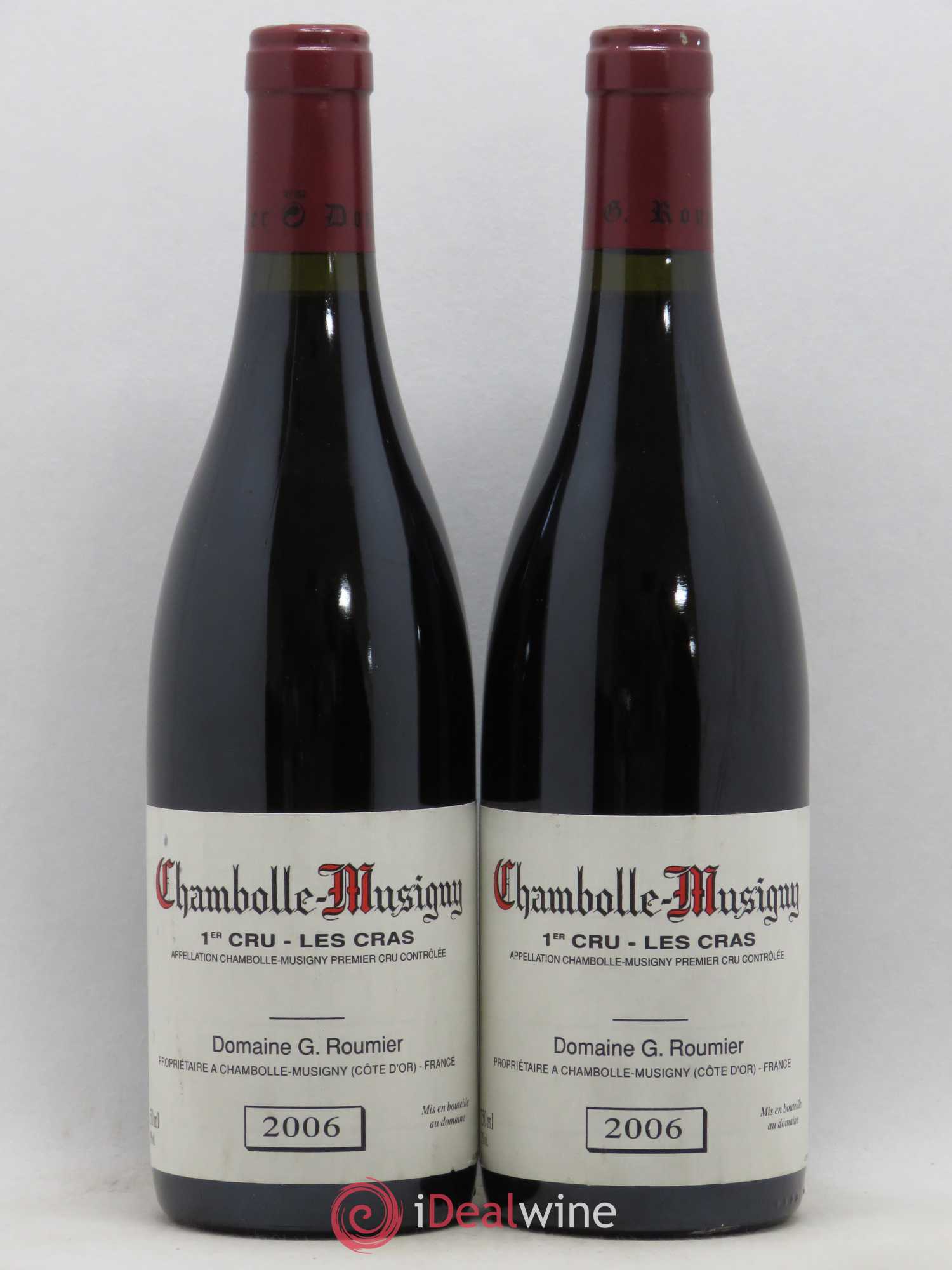 Chambolle-Musigny 1er Cru Les Cras Georges Roumier (Domaine) 2006 - Lot de 2 bouteilles - 0