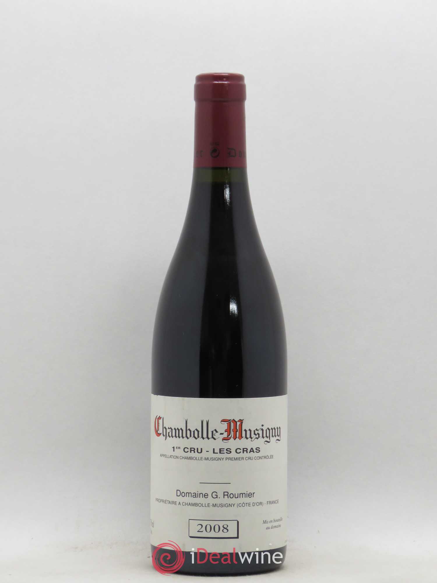 Chambolle-Musigny 1er Cru Les Cras Georges Roumier (Domaine) 2008 - Lot de 1 bouteille - 0
