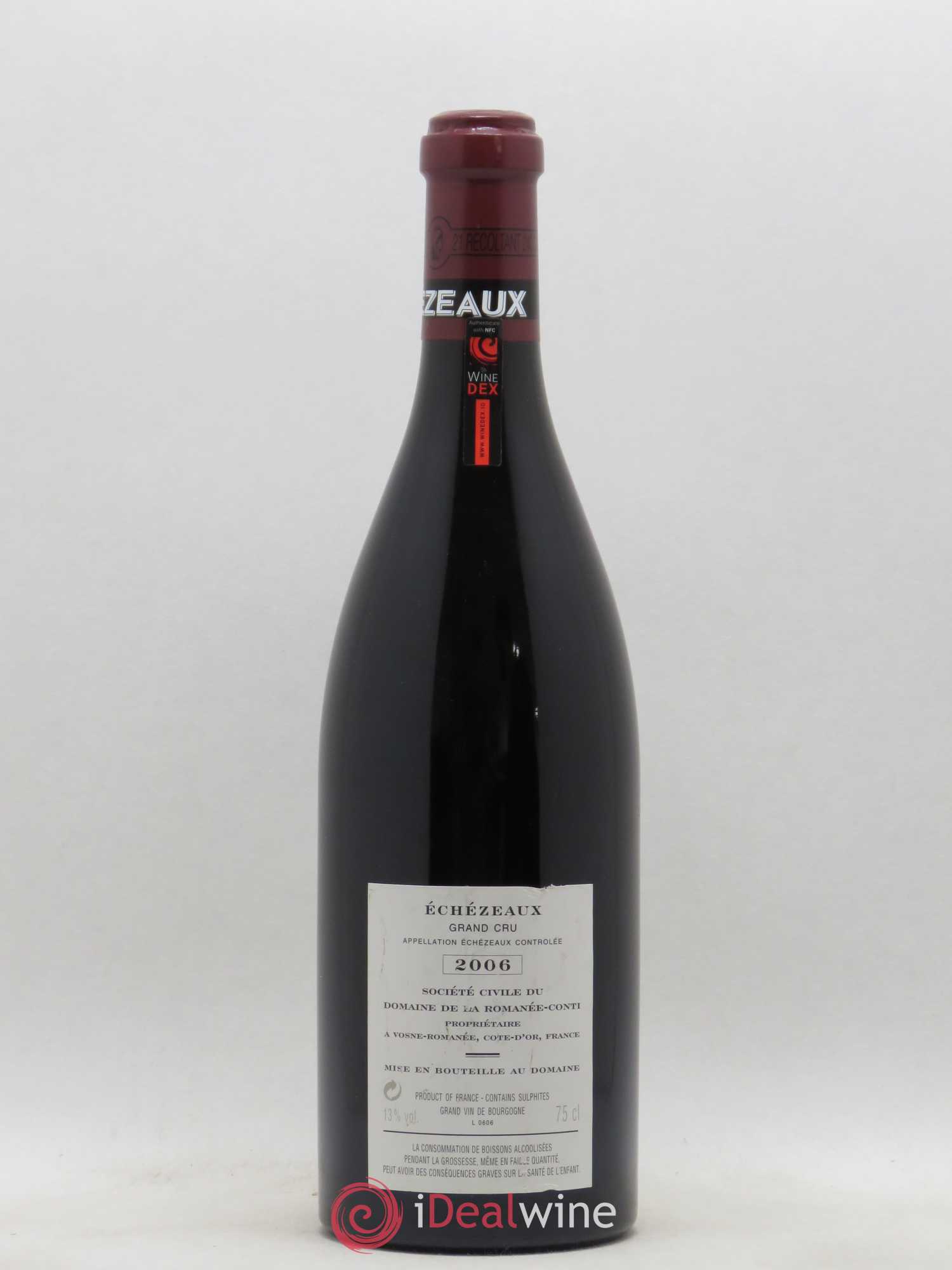 Echezeaux Grand Cru Domaine de la Romanée-Conti 2006 - Lot de 1 bouteille - 1