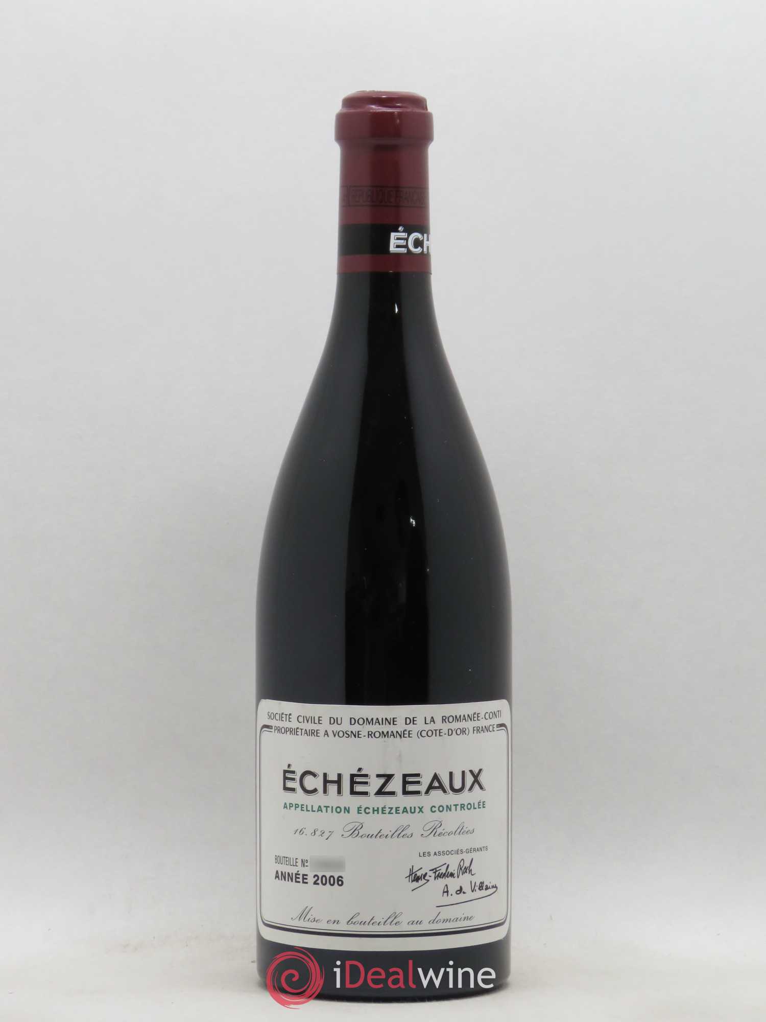 Echezeaux Grand Cru Domaine de la Romanée-Conti 2006 - Lot de 1 bouteille - 0