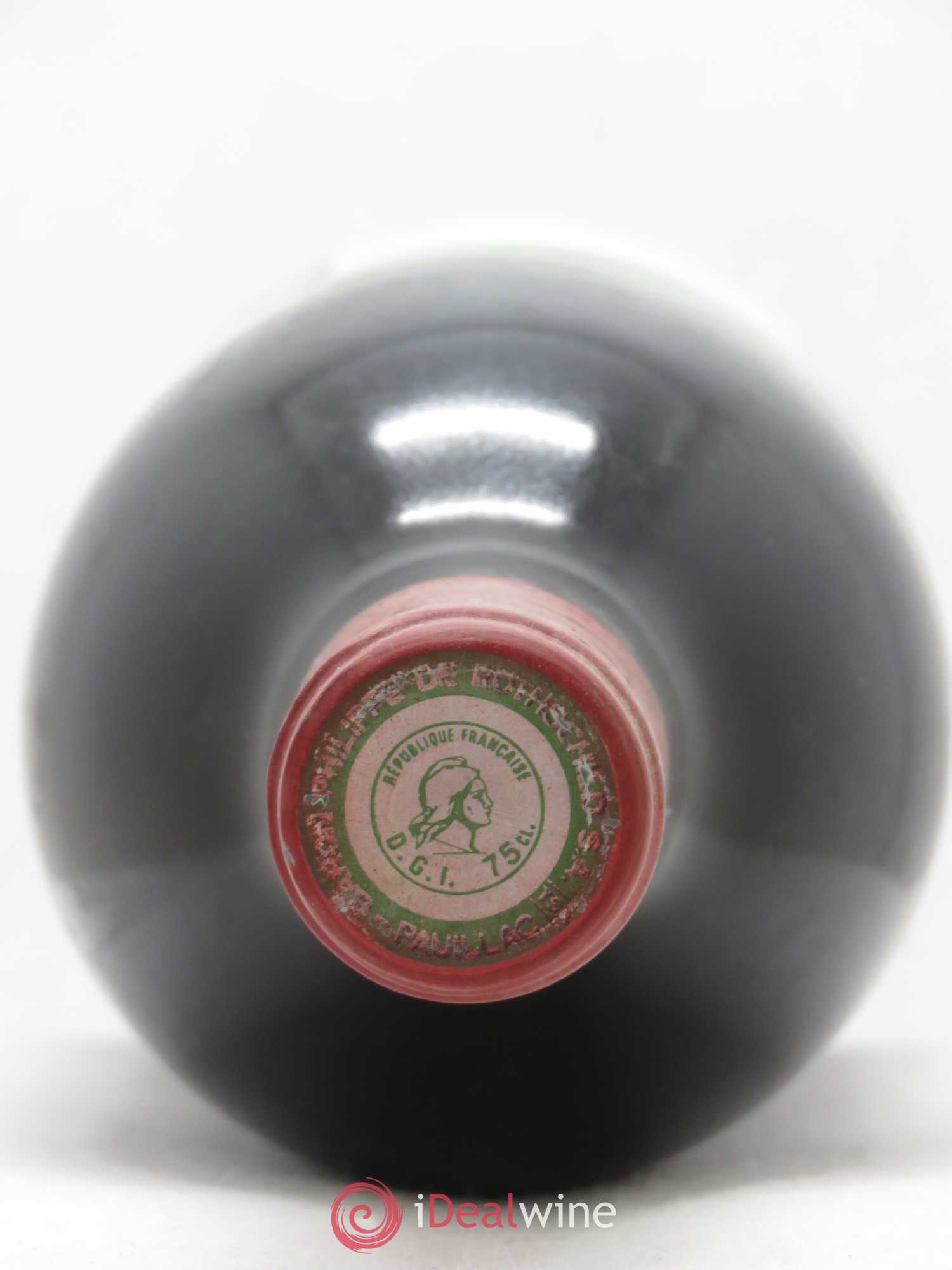 Château Mouton Rothschild 1er Grand Cru Classé 1982 - Lot de 1 bouteille - 1
