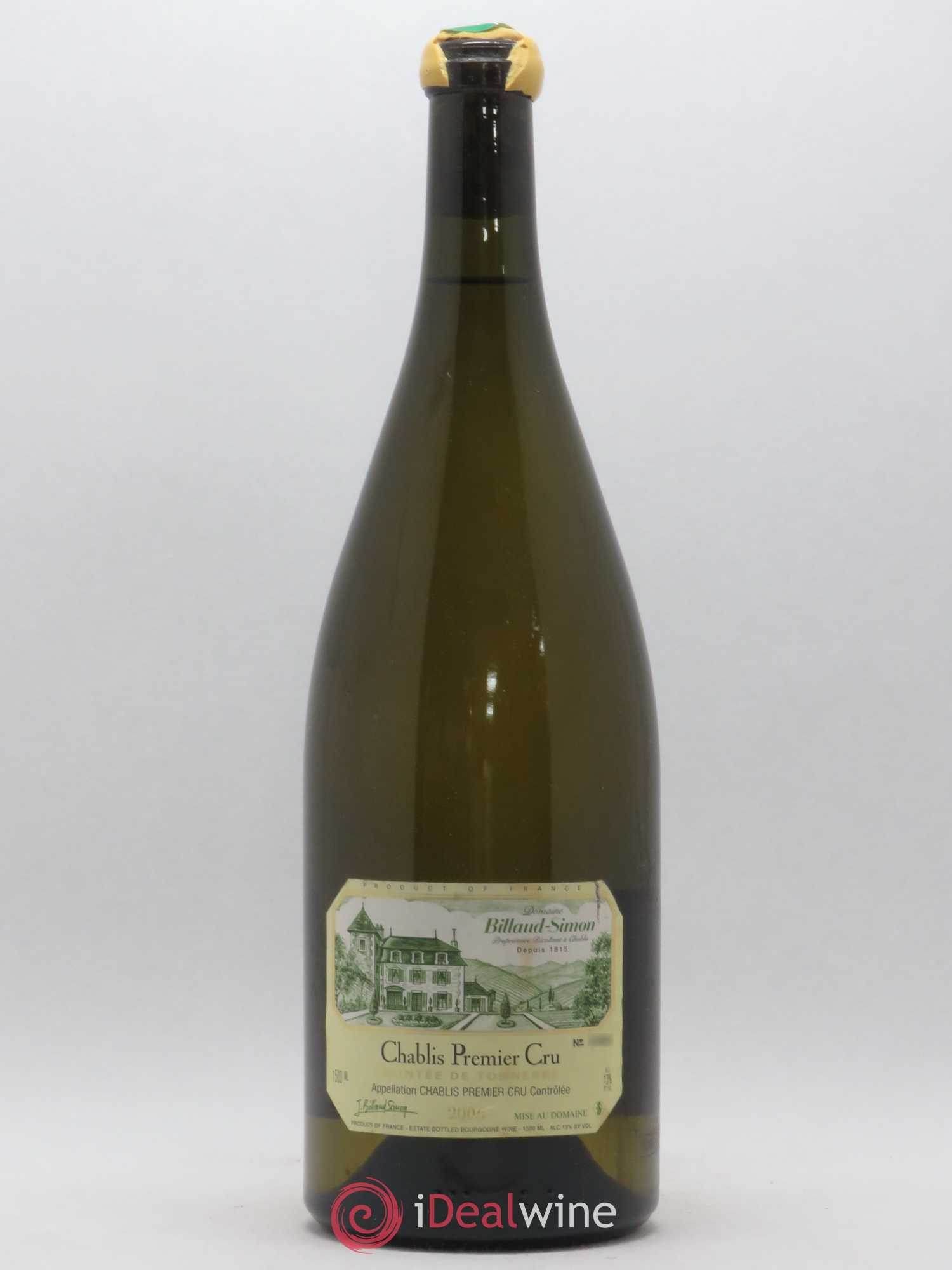 Chablis 1er Cru Montée de Tonnerre Billaud-Simon (Domaine) 2006 - Lot de 1 magnum - 0