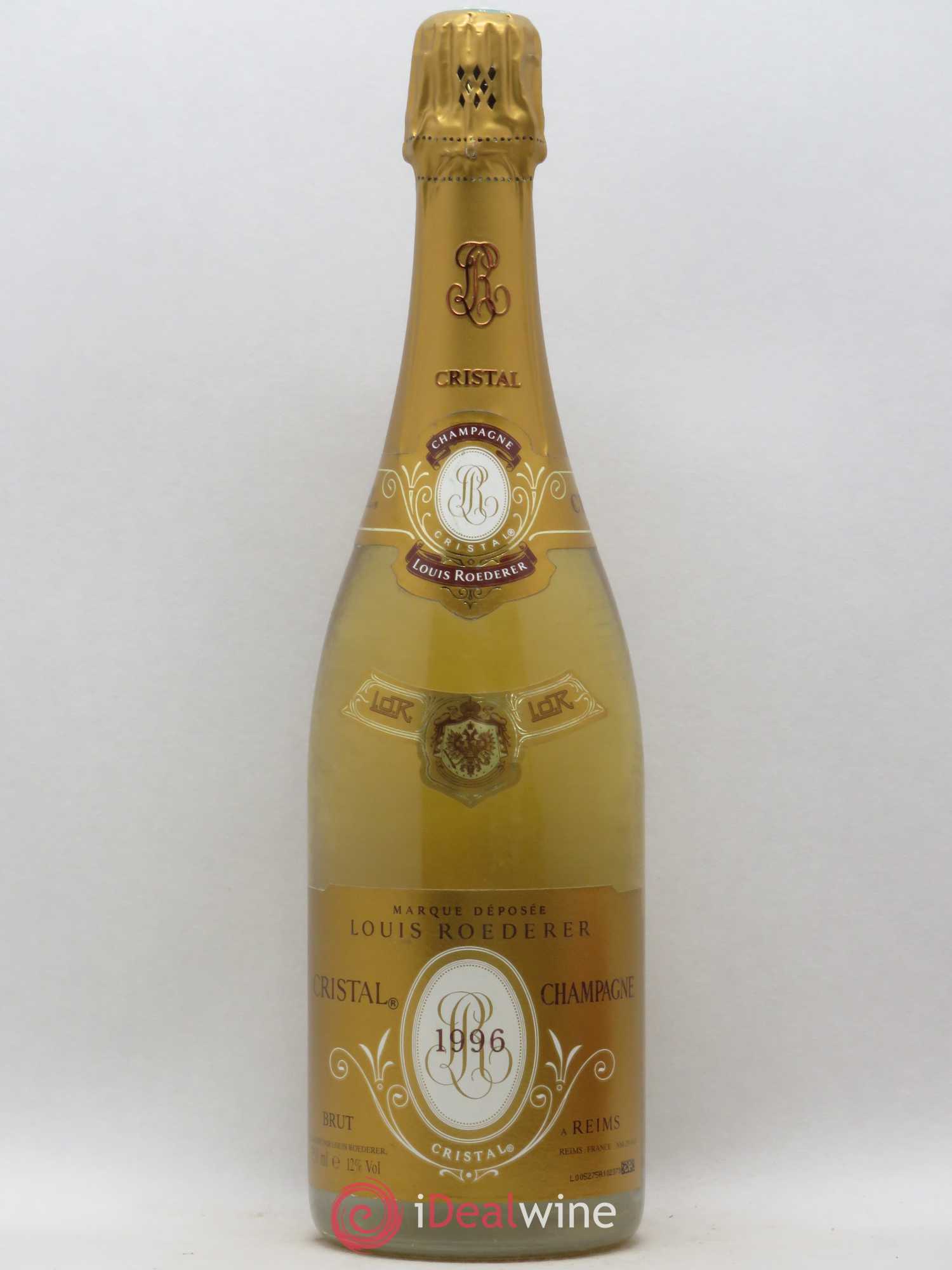 Cristal Louis Roederer 1996 - Lot de 1 bouteille - 0
