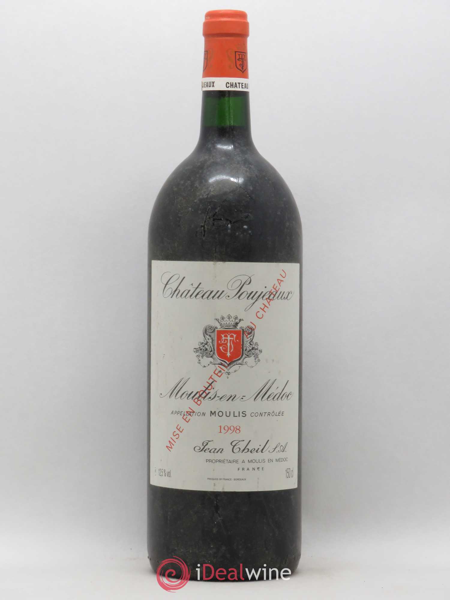 Château Poujeaux 1998 - Lot de 1 magnum - 0