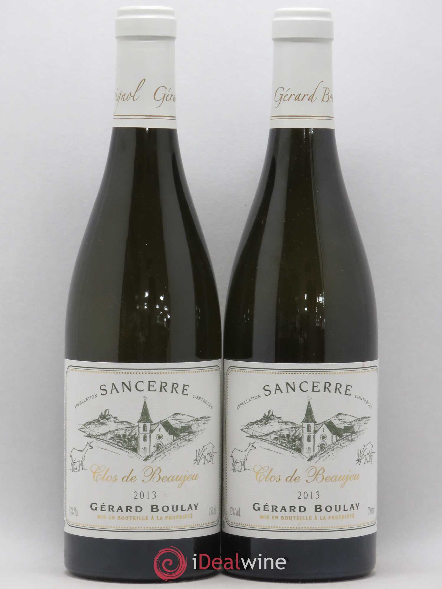 Sancerre Clos de Beaujeu Gérard Boulay 2013 - Lot de 2 bouteilles - 0