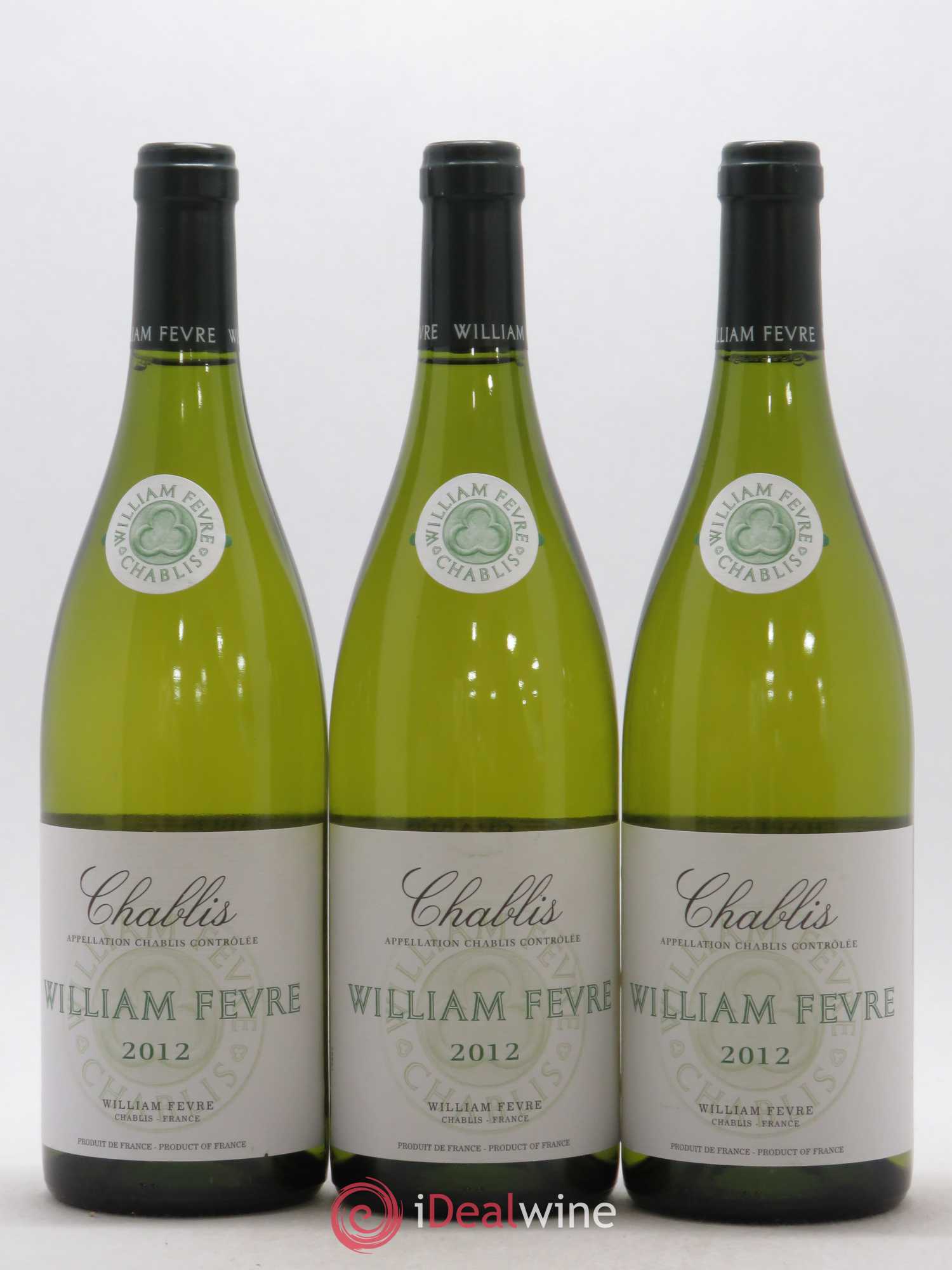 Chablis William Fèvre 2012 - Lot de 3 bouteilles - 0