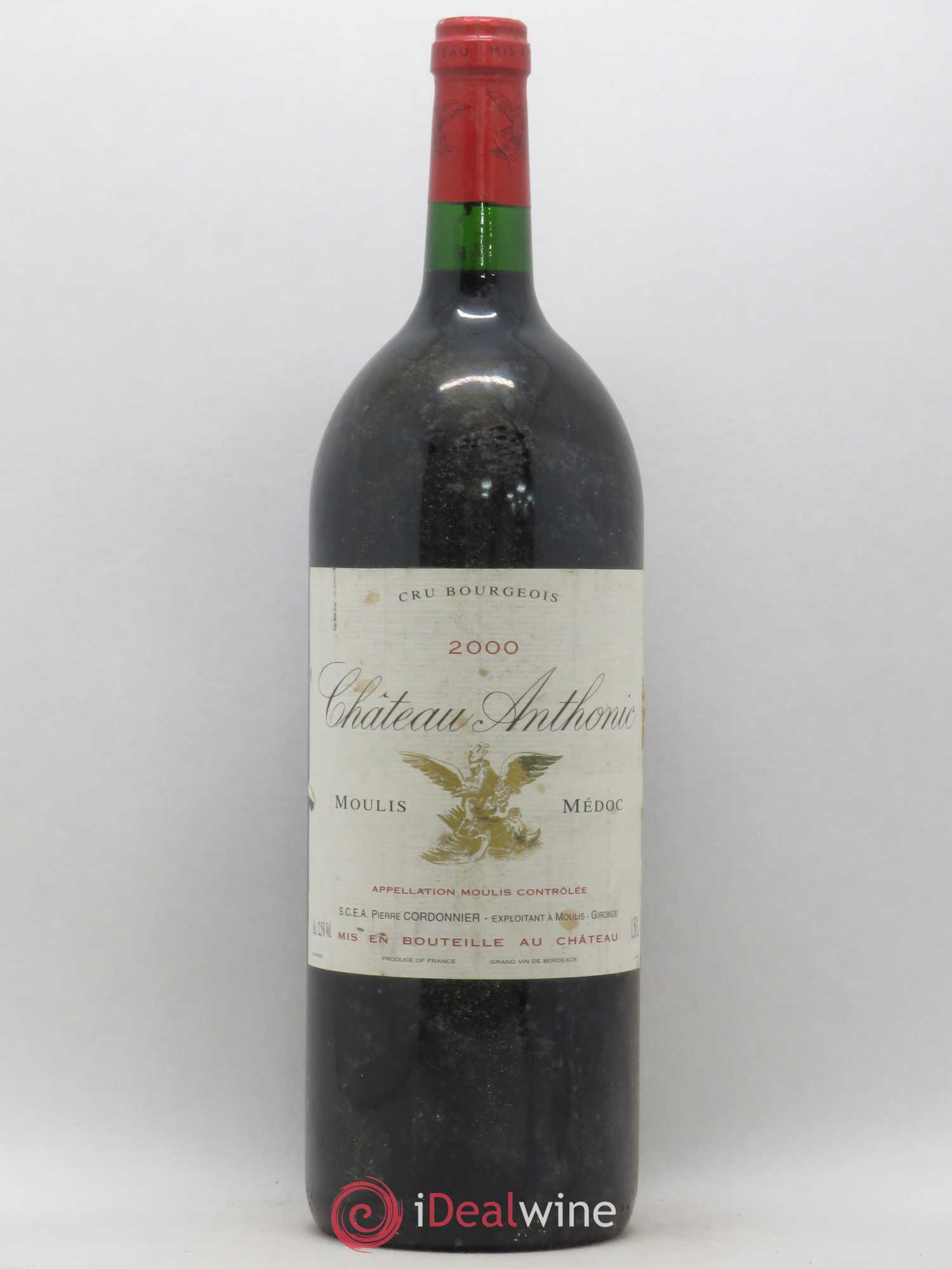 Château Anthonic Cru Bourgeois 2000 - Lot de 1 magnum - 0