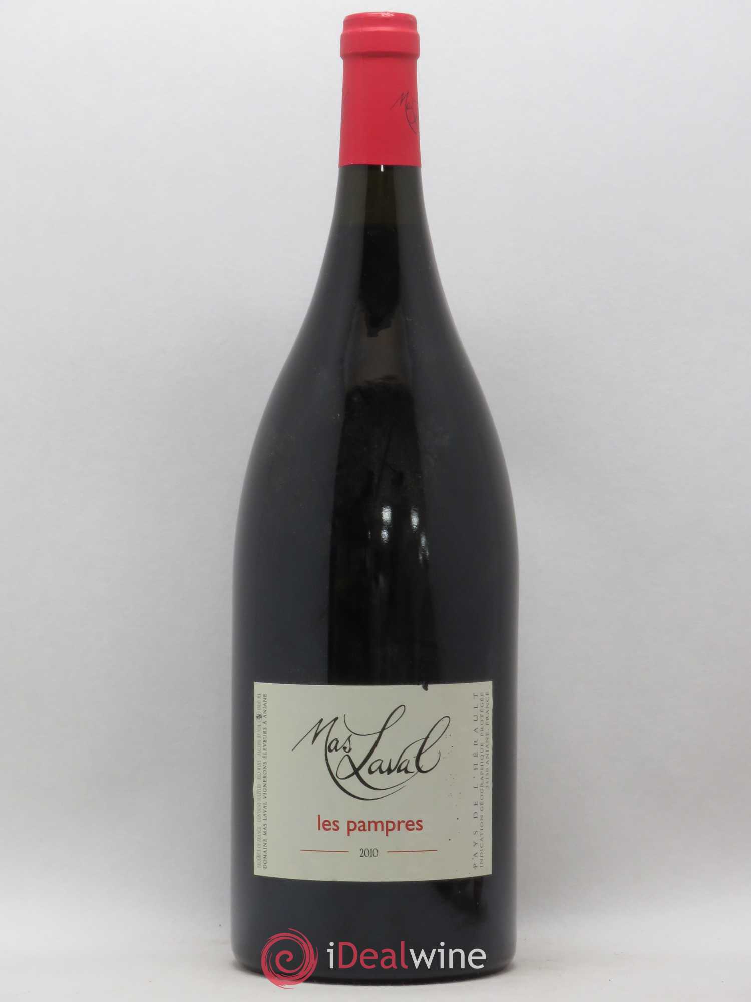 Pays d'Hérault Mas Laval Les Pampres Joël Laval 2010 - Lot de 1 magnum - 0