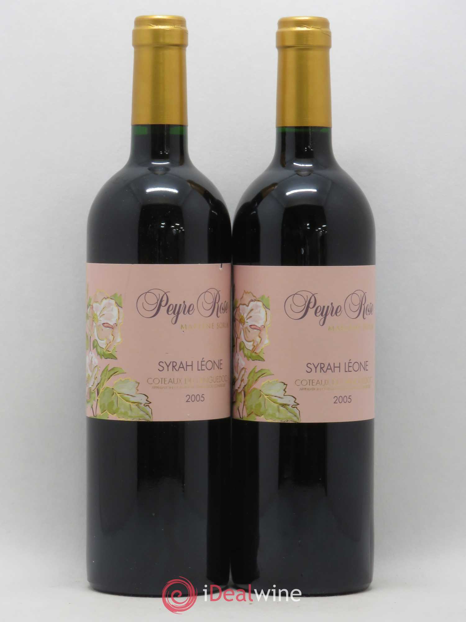 Coteaux du Languedoc Domaine Peyre Rose Belle Léone (anciennement Syrah Léone) Marlène Soria 2005 - Lot de 2 bouteilles - 0