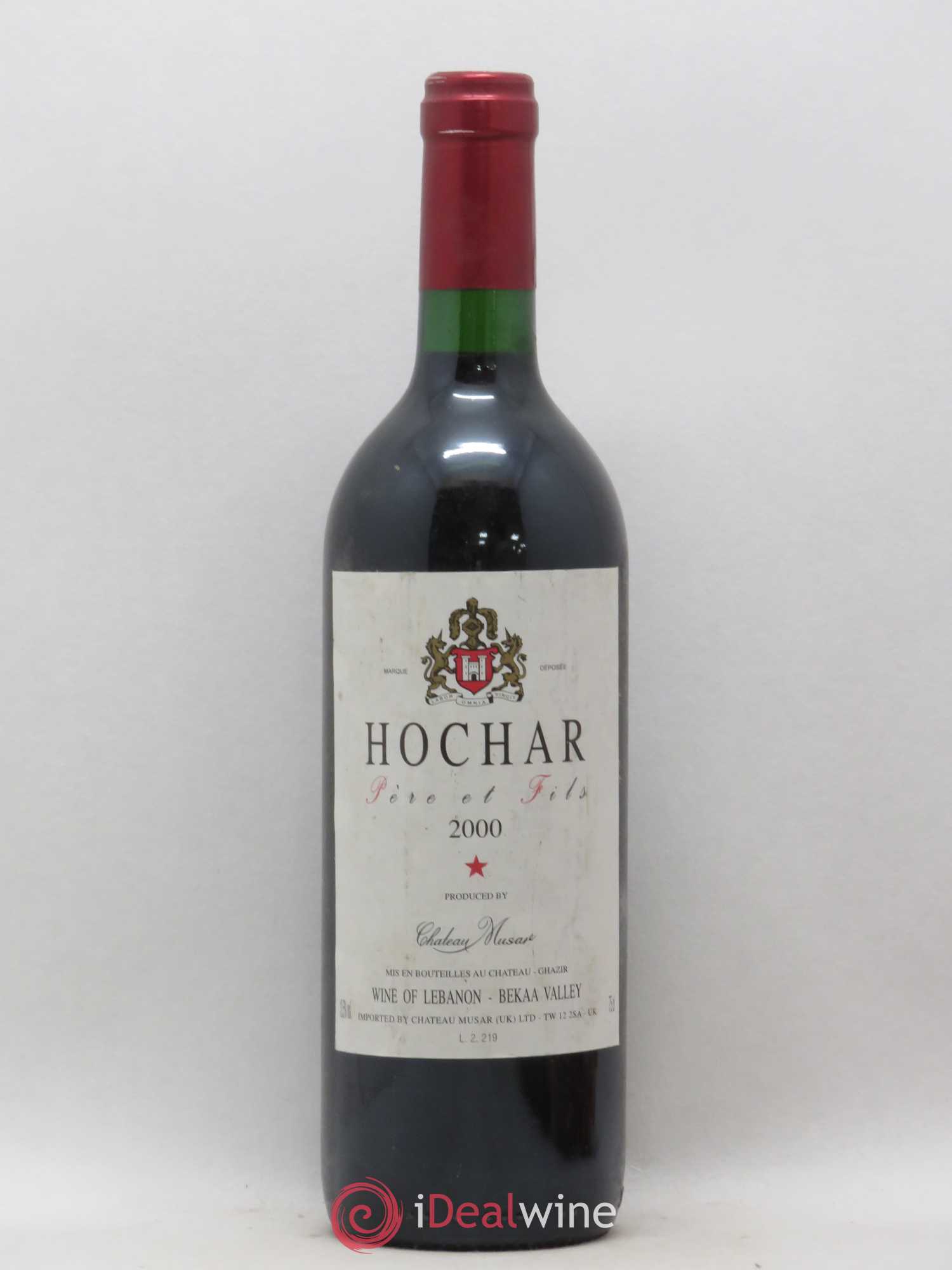 Château Musar Serge Hochar 2000 - Lot de 1 bouteille - 0