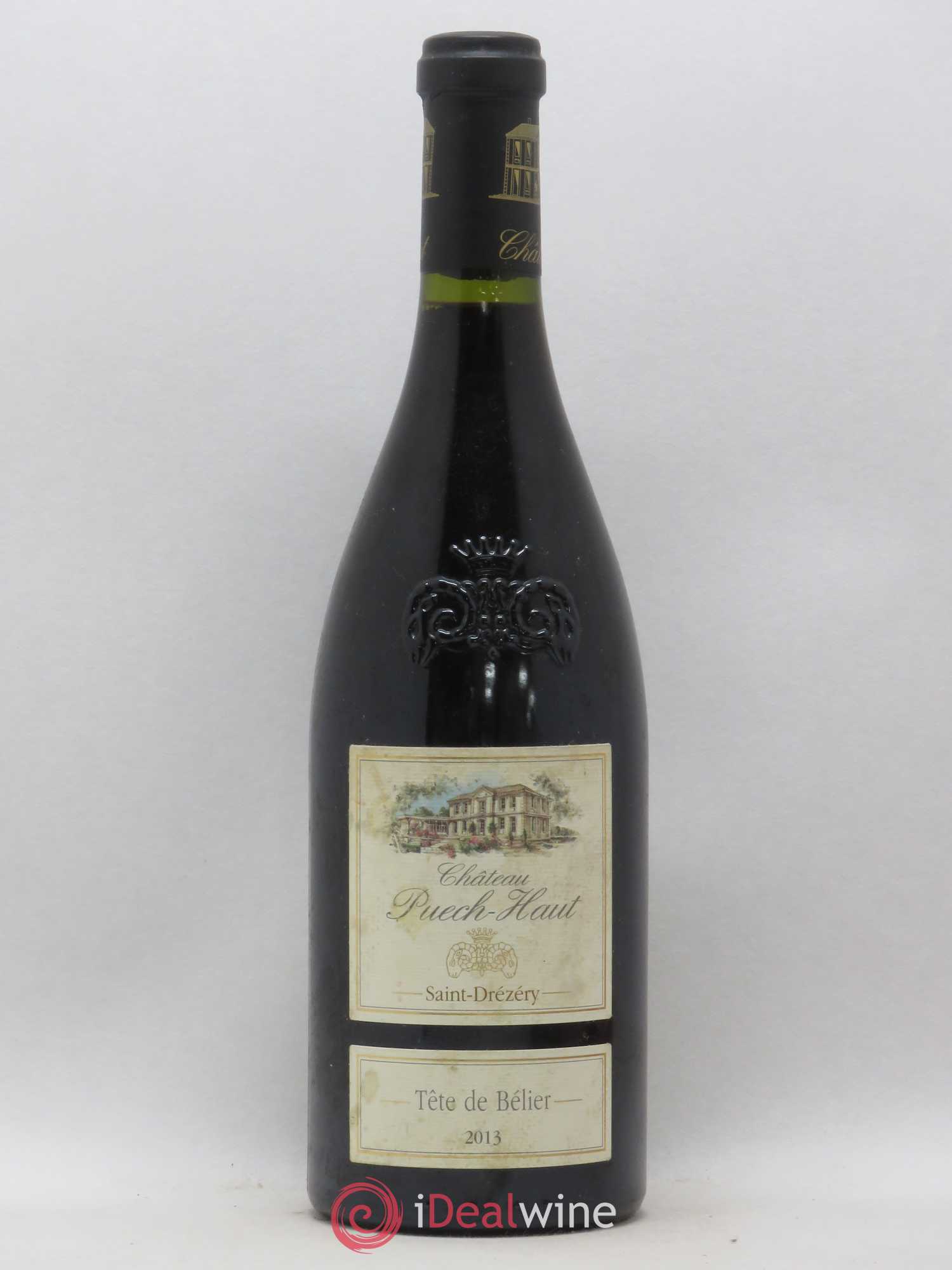 Languedoc Château Puech-Haut Tête de Bélier Gérard Bru 2013 - Lot de 1 bouteille - 0