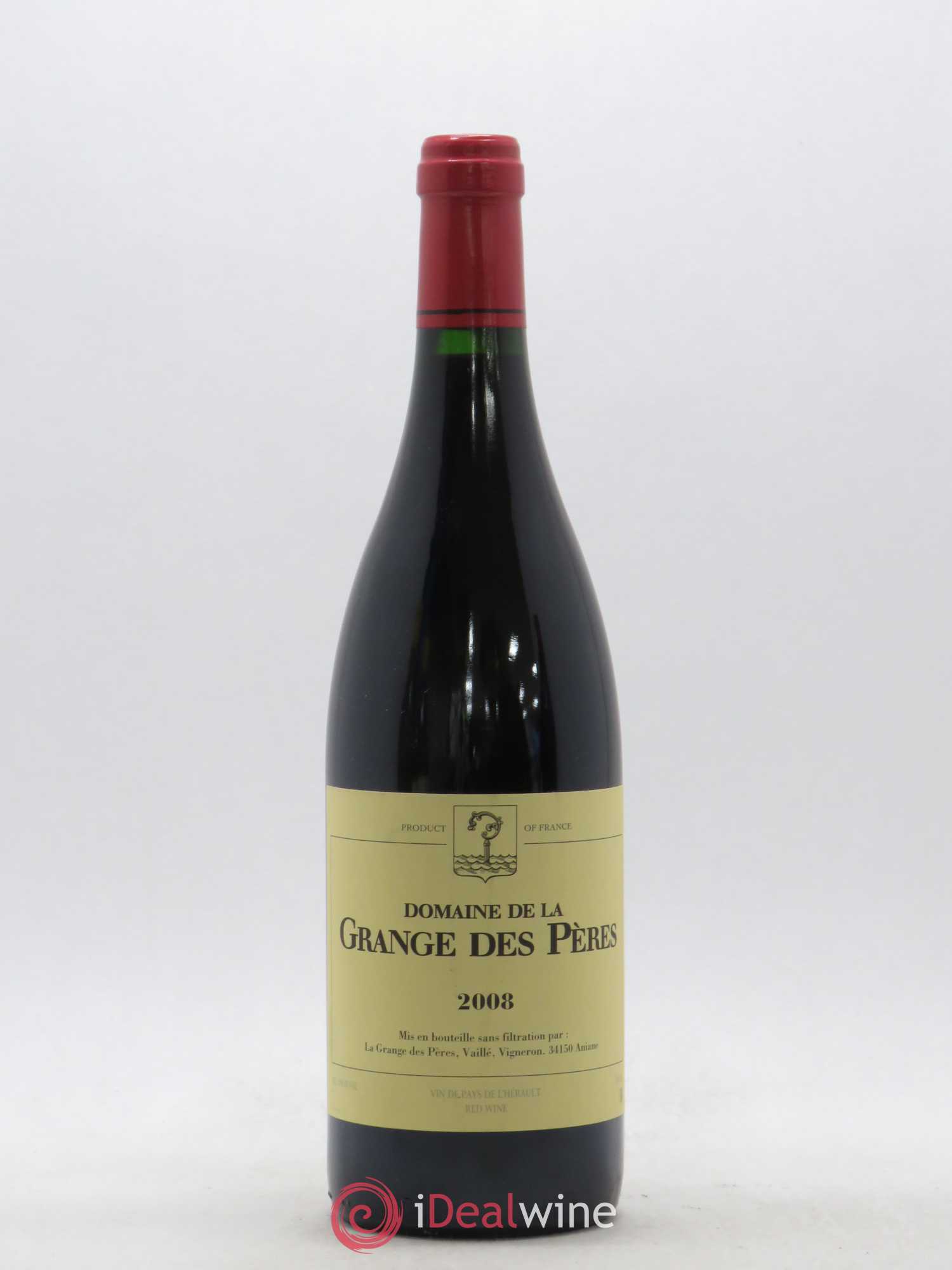 Pays d'Hérault Grange des Pères Laurent Vaillé 2008 - Lot de 1 bouteille - 0