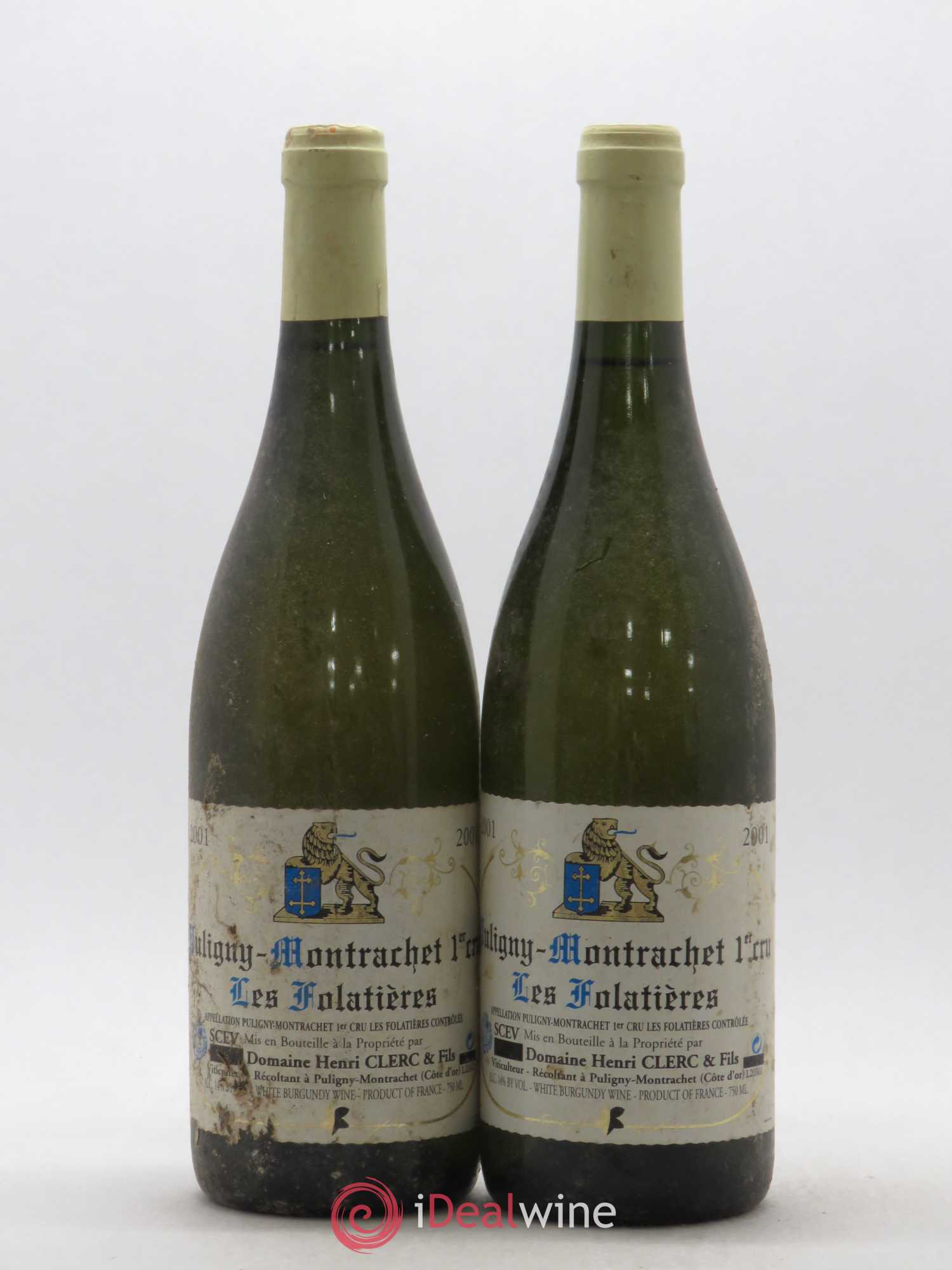 Puligny-Montrachet 1er Cru 2001 - Lot de 2 bouteilles - 0