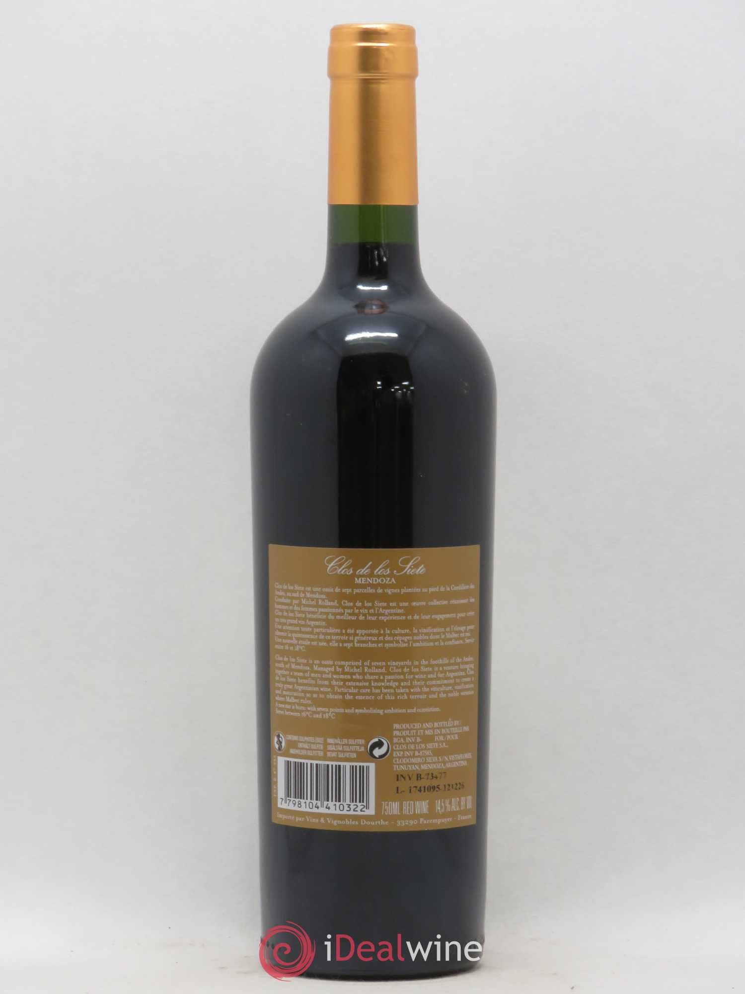 Mendoza Clos de los Siete by Michel Rolland Vista Flores Mendoza 2010 - Posten von 1 Flasche - 1