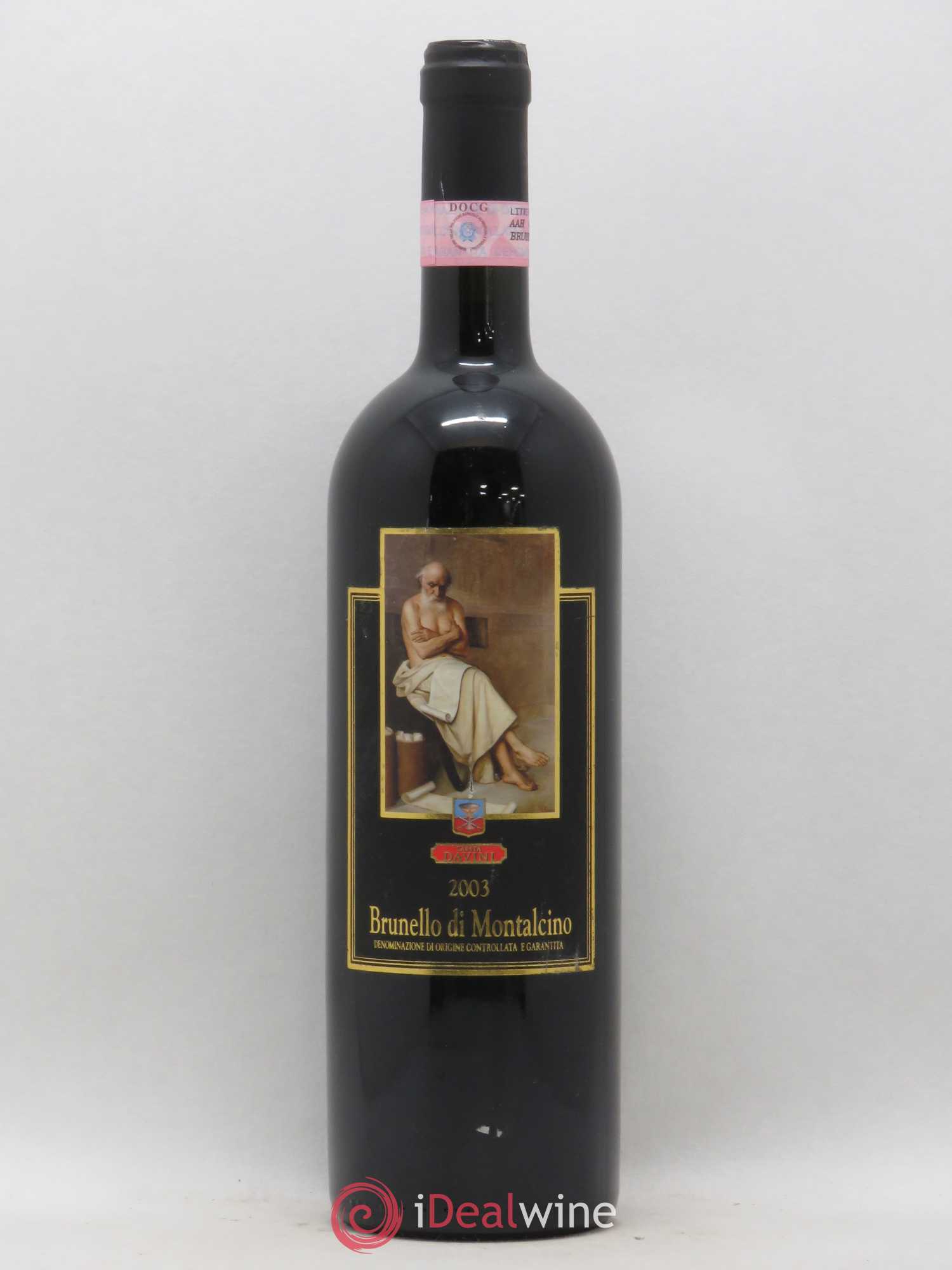 Brunello di Montalcino Cassata Davini 2003 - Lot de 1 bouteille - 0