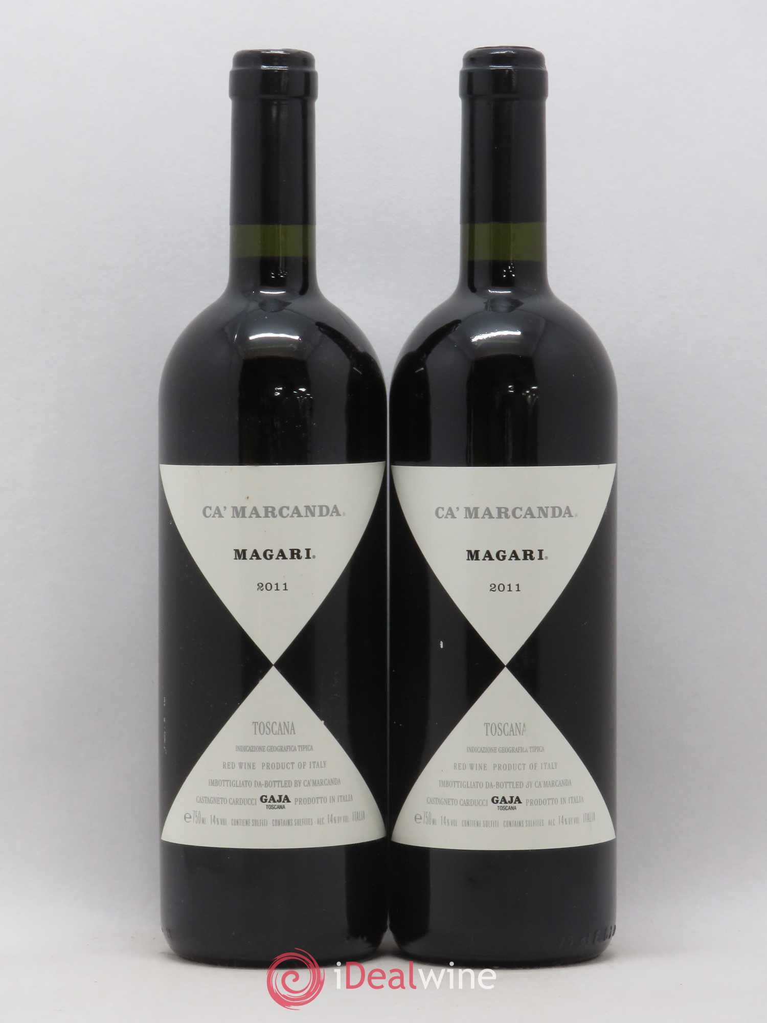 Toscana IGT Gaja Ca'Marcanda Magari 2011 - Posten von 2 Flaschen - 0