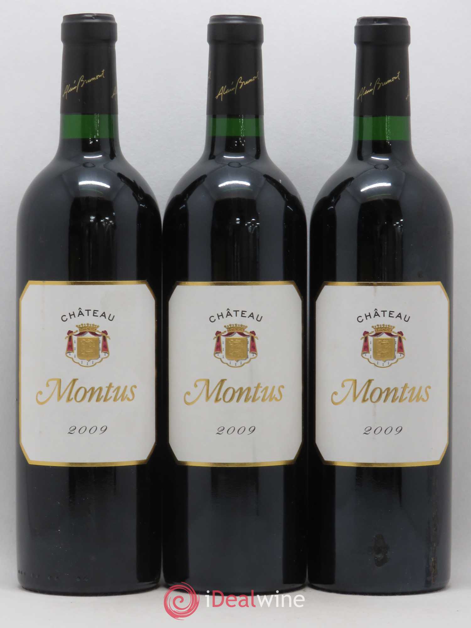 Madiran Château Montus Alain Brumont 2009 - Lot de 3 bouteilles - 0