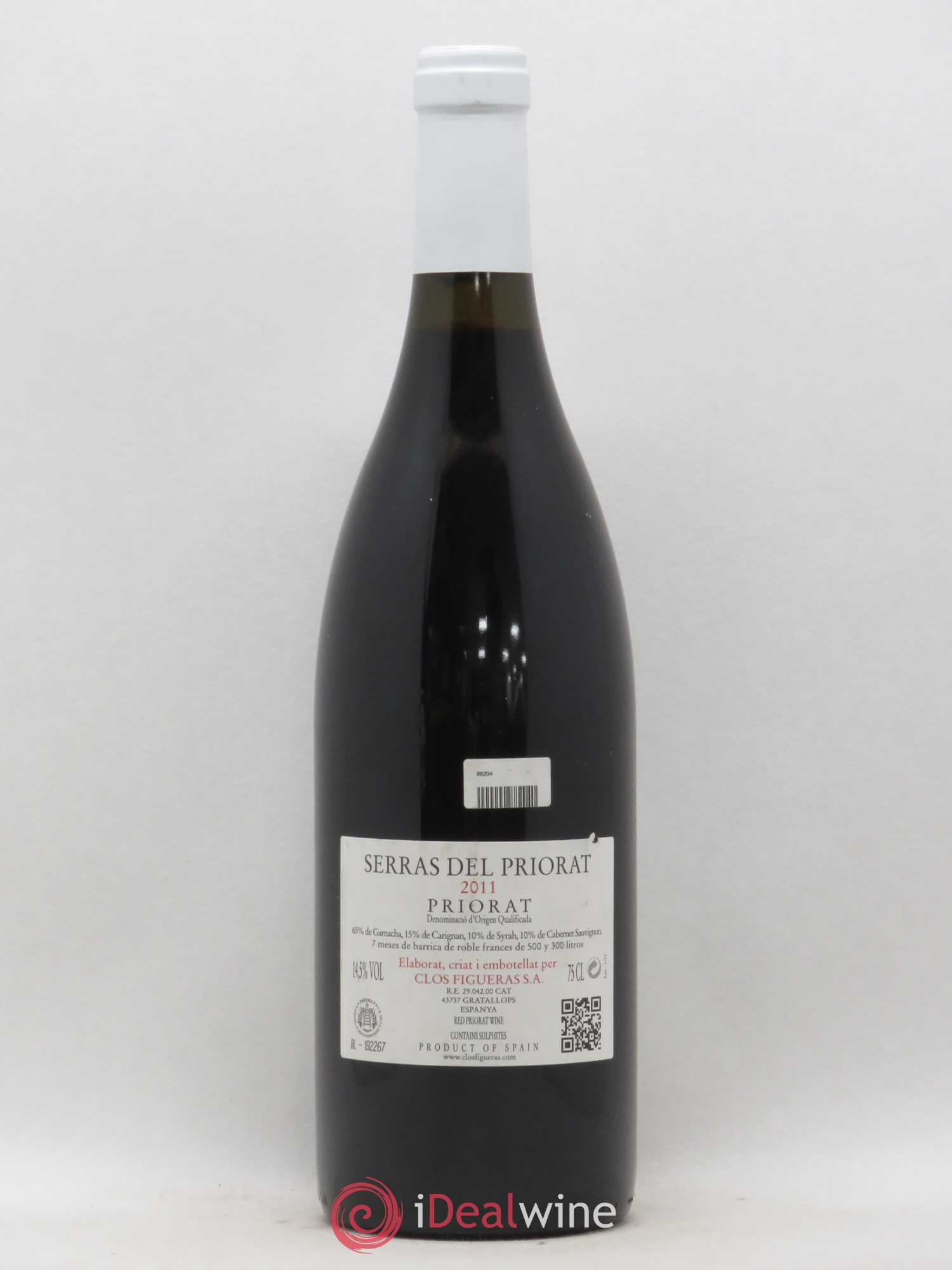 Priorat DOCA Serras Del Priorat Clos Figueras 2011 - Posten von 1 Flasche - 1