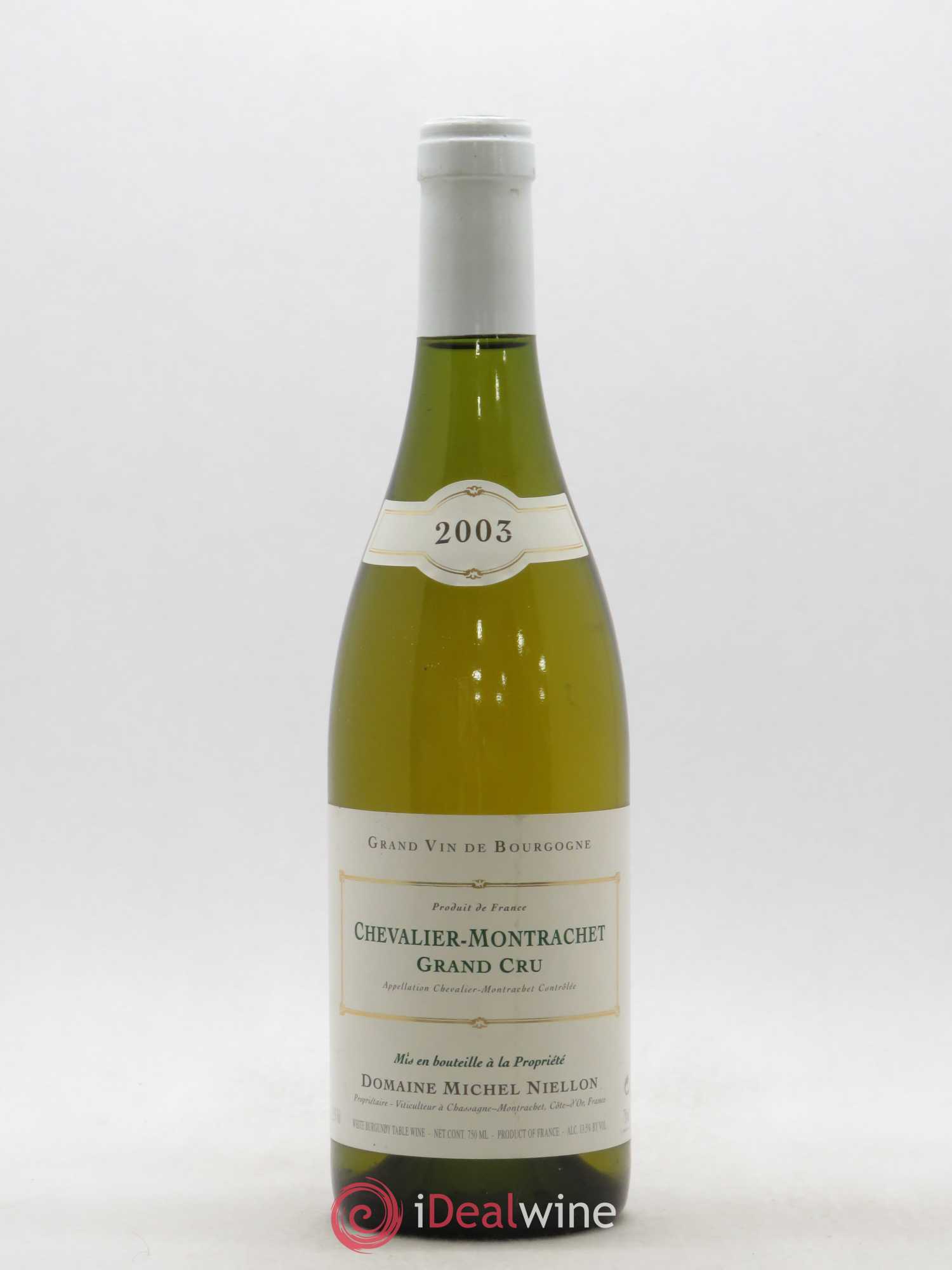 Chevalier-Montrachet Grand Cru Michel Niellon (Domaine) 2003 - Lot de 1 bouteille - 0