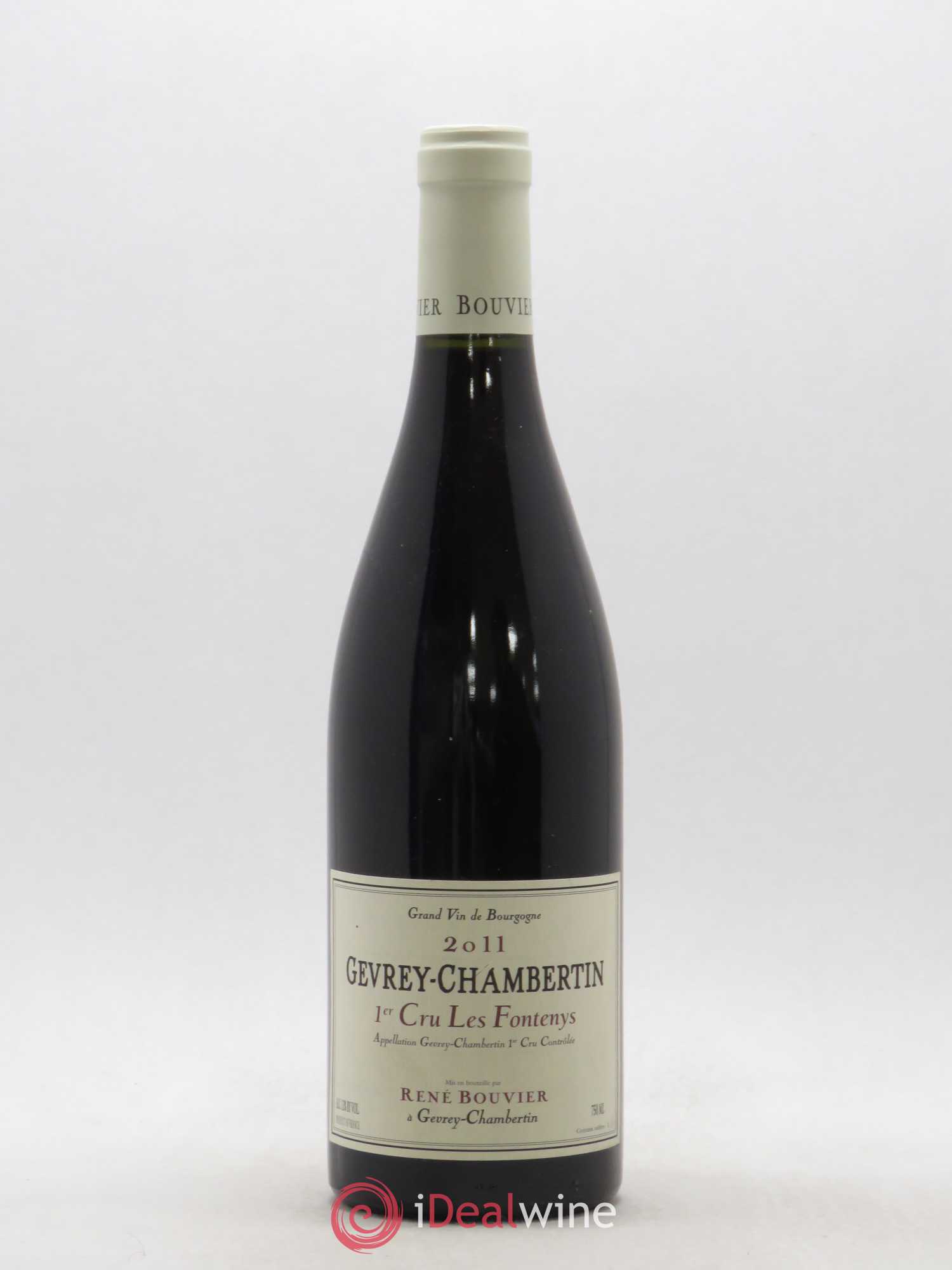 Gevrey-Chambertin 1er Cru Les Fontenys Rene Bouvier 2011 - Lot de 1 bouteille - 0