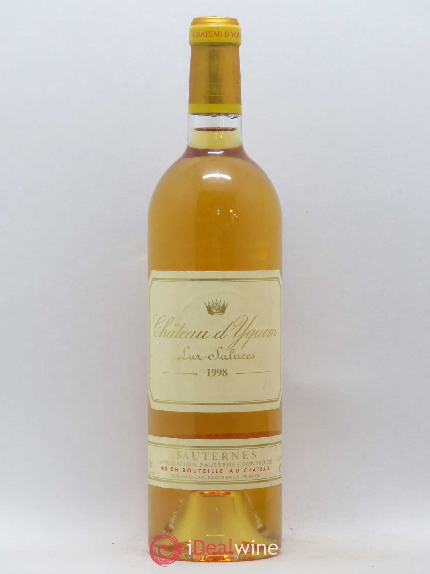 Château d' Yquem 1er Cru Classé Supérieur 1998 - Lotto di 1 bottiglia - 0