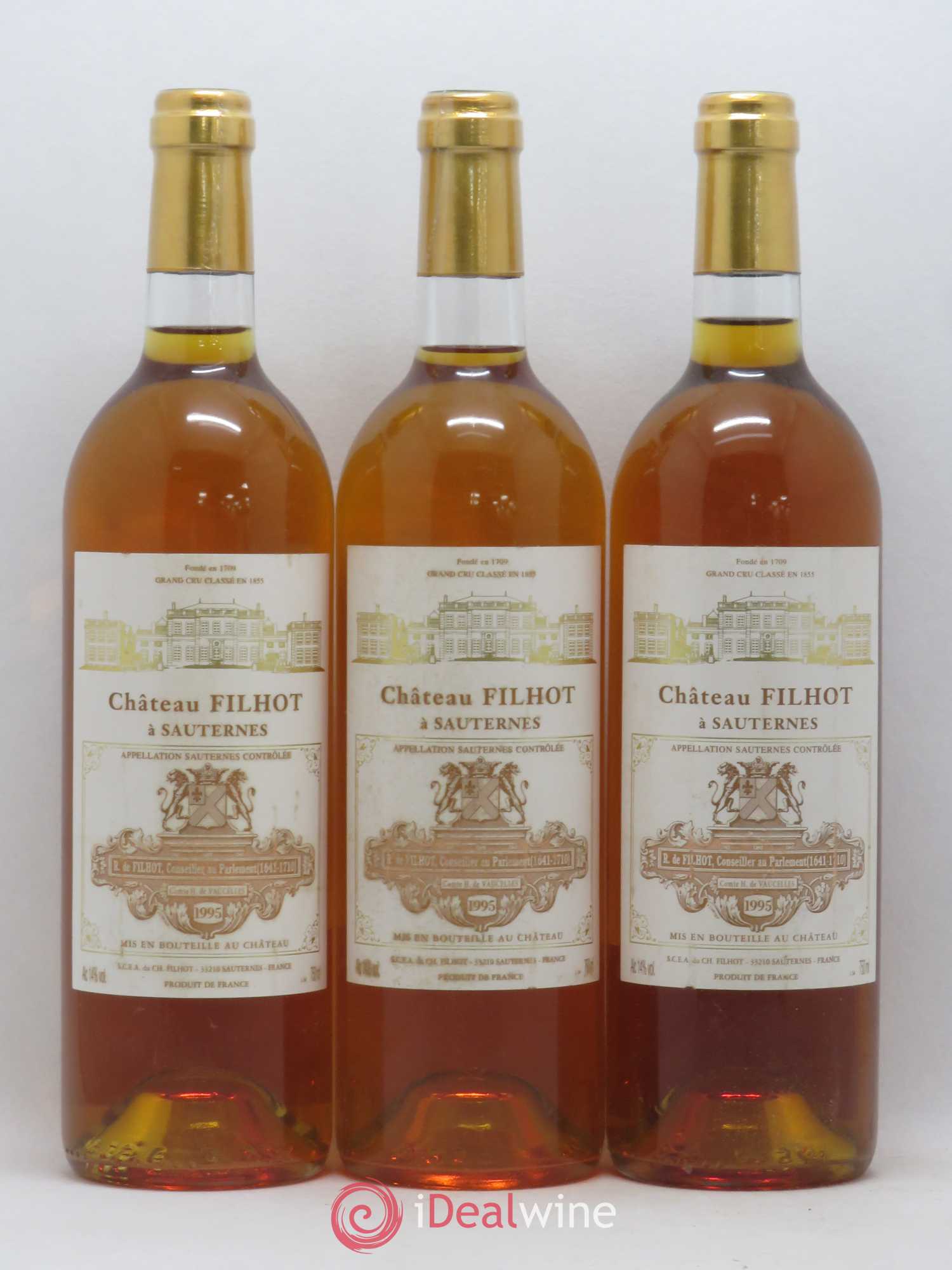 Château Filhot 2ème Grand Cru Classé 1995 - Lotto di 6 bottiglie - 2