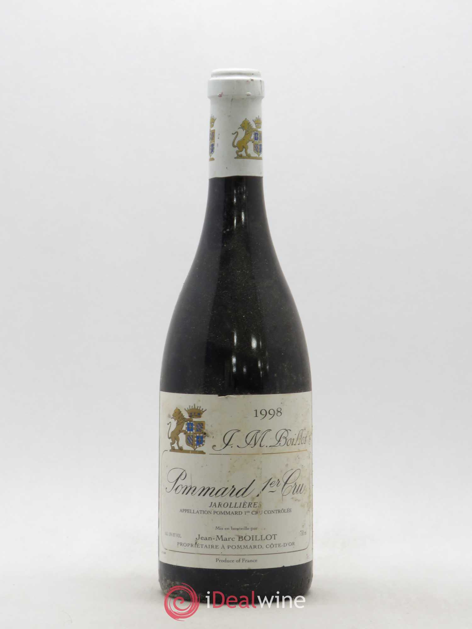 Pommard 1er Cru Les Jarollières J-M Boillot 1998 - Posten von 1 Flasche - 0