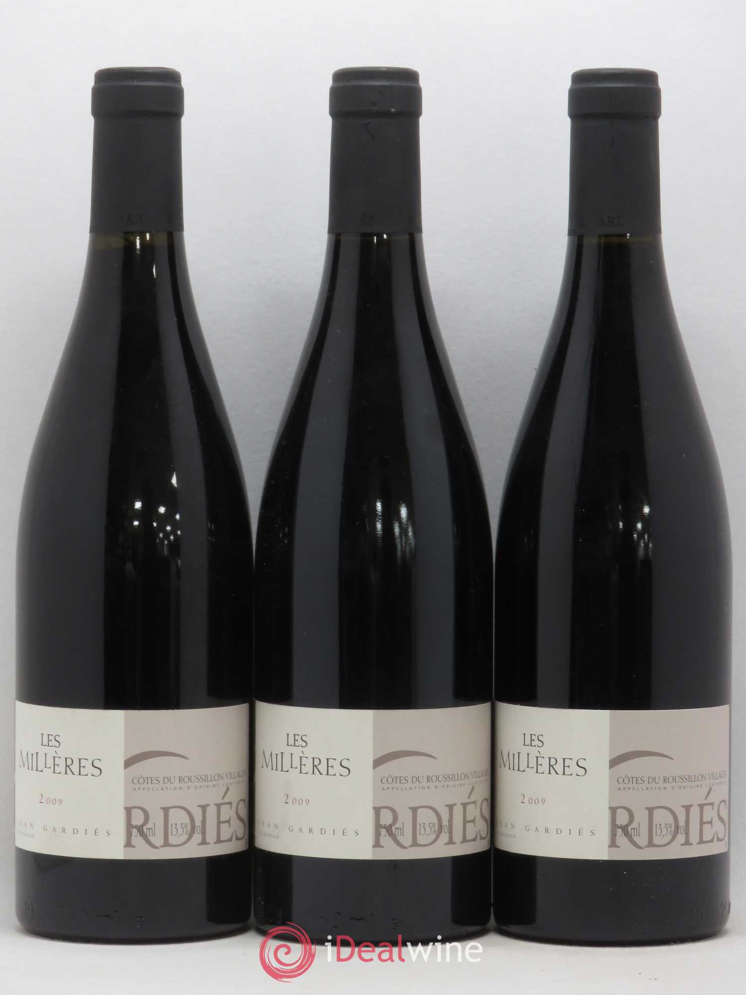 Côtes du Roussillon Les Millières Domaine Gardiès 2009 - Lotto di 3 bottiglie - 0