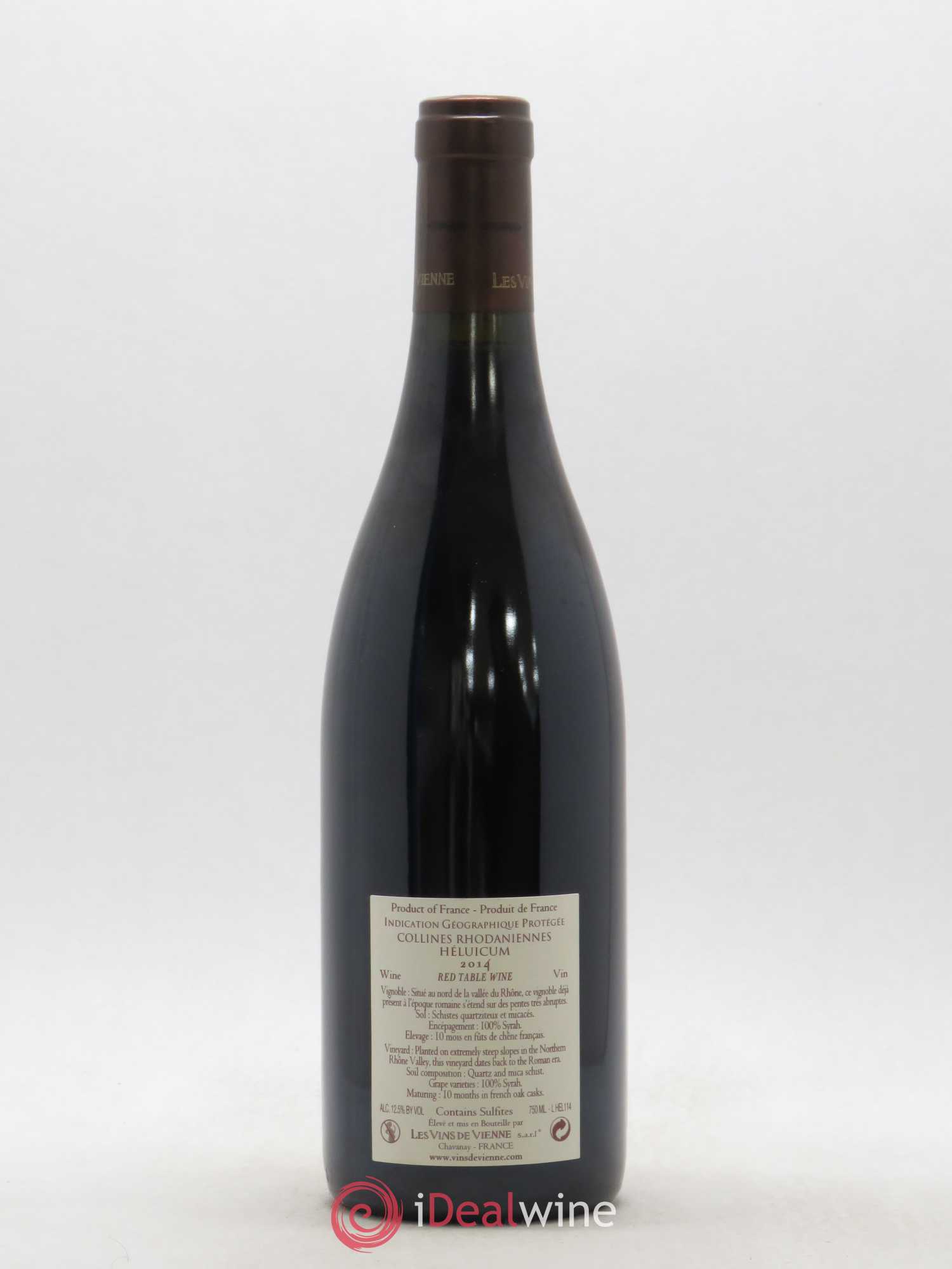 IGP Collines Rhodaniennes Sotanum Les Vins de Vienne Heluicum (sans prix de réserve) 2014 - Lot de 1 bouteille - 1