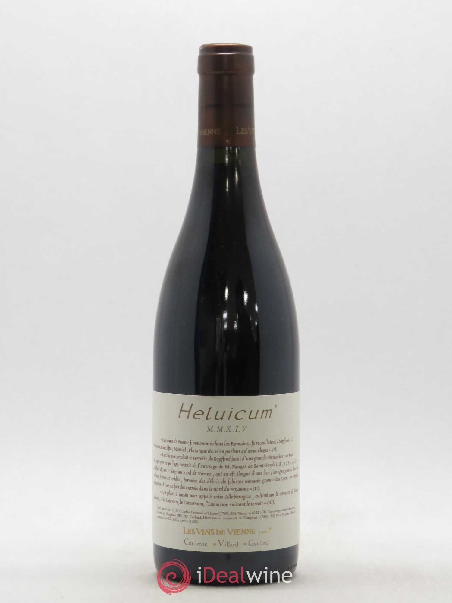IGP Collines Rhodaniennes Sotanum Les Vins de Vienne Heluicum (sans prix de réserve) 2014 - Lot de 1 bouteille - 0