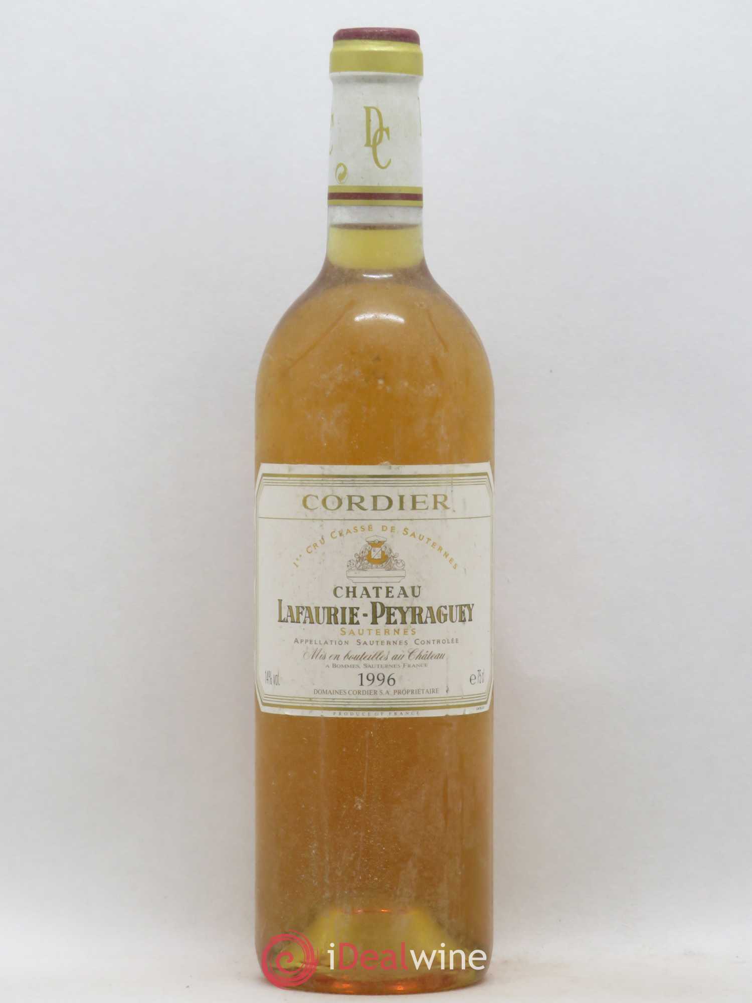Château Lafaurie-Peyraguey 1er Grand Cru Classé 1996 - Lotto di 1 bottiglia - 0
