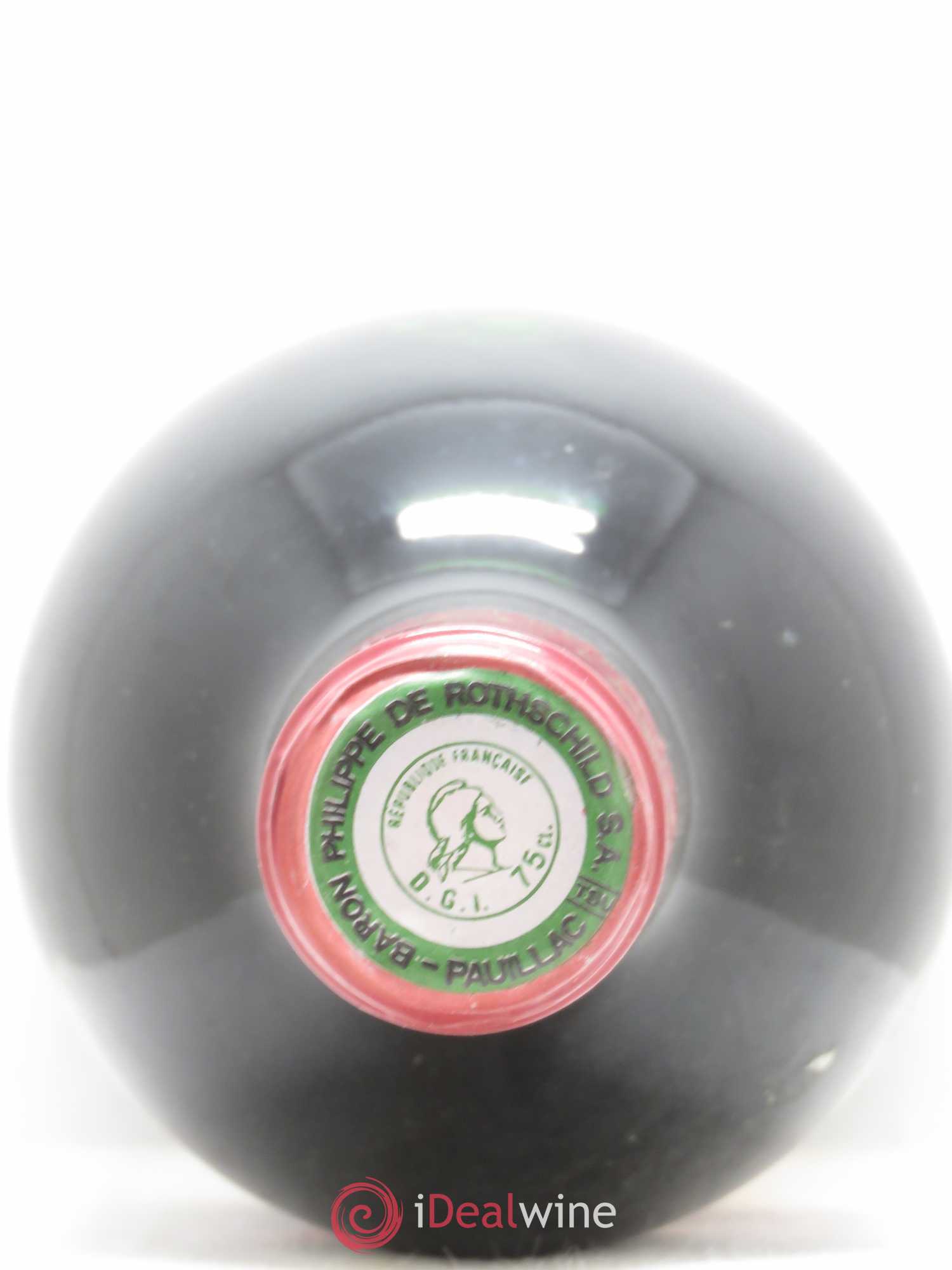 Château Mouton Rothschild 1er Grand Cru Classé 1985 - Lot de 1 bouteille - 1
