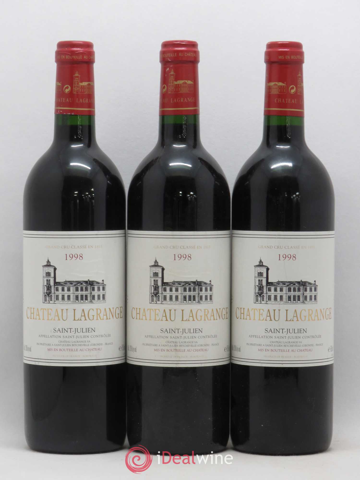 Château Lagrange 3ème Grand Cru Classé 1998 - Lot de 6 bouteilles - 1