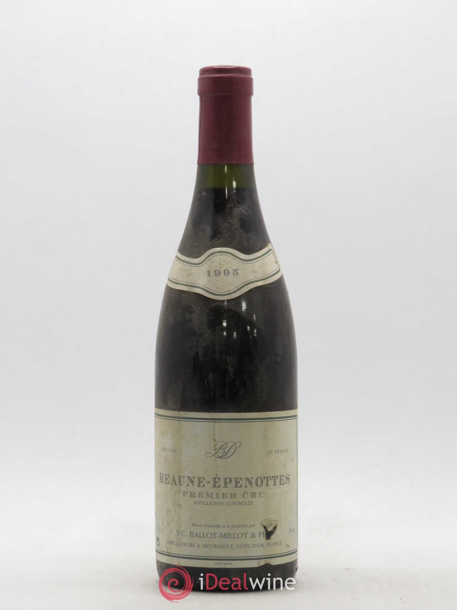Beaune 1er Cru Epenottes Ballot Millot 1995 - Posten von 1 Flasche - 0