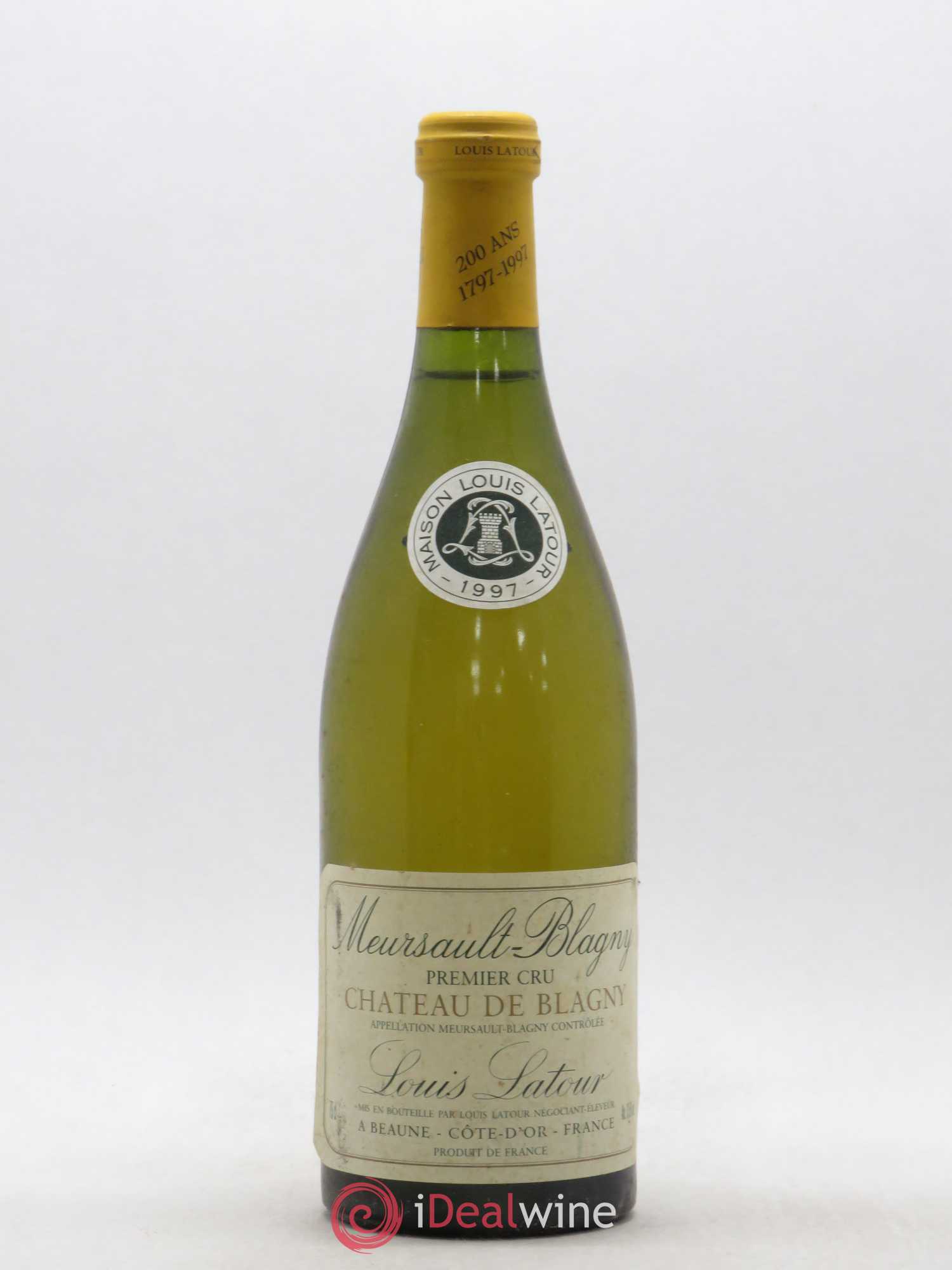 Meursault 1er Cru Blagny - Château de Blagny Louis Latour 1997 - Lot de 1 bouteille - 0