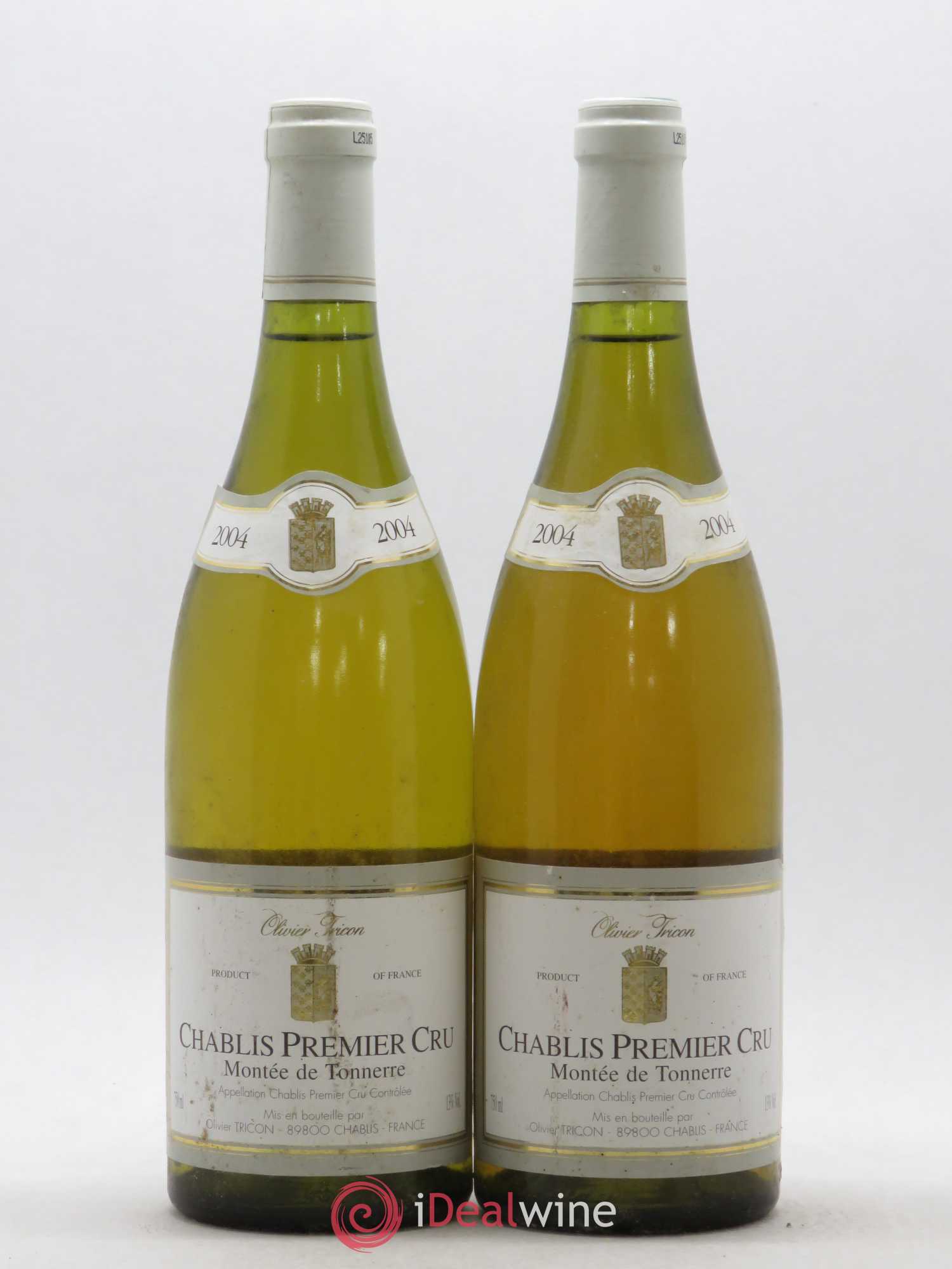 Chablis 1er Cru Montée de Tonnerre Olivier Tricon 2004 - Posten von 2 Flaschen - 0