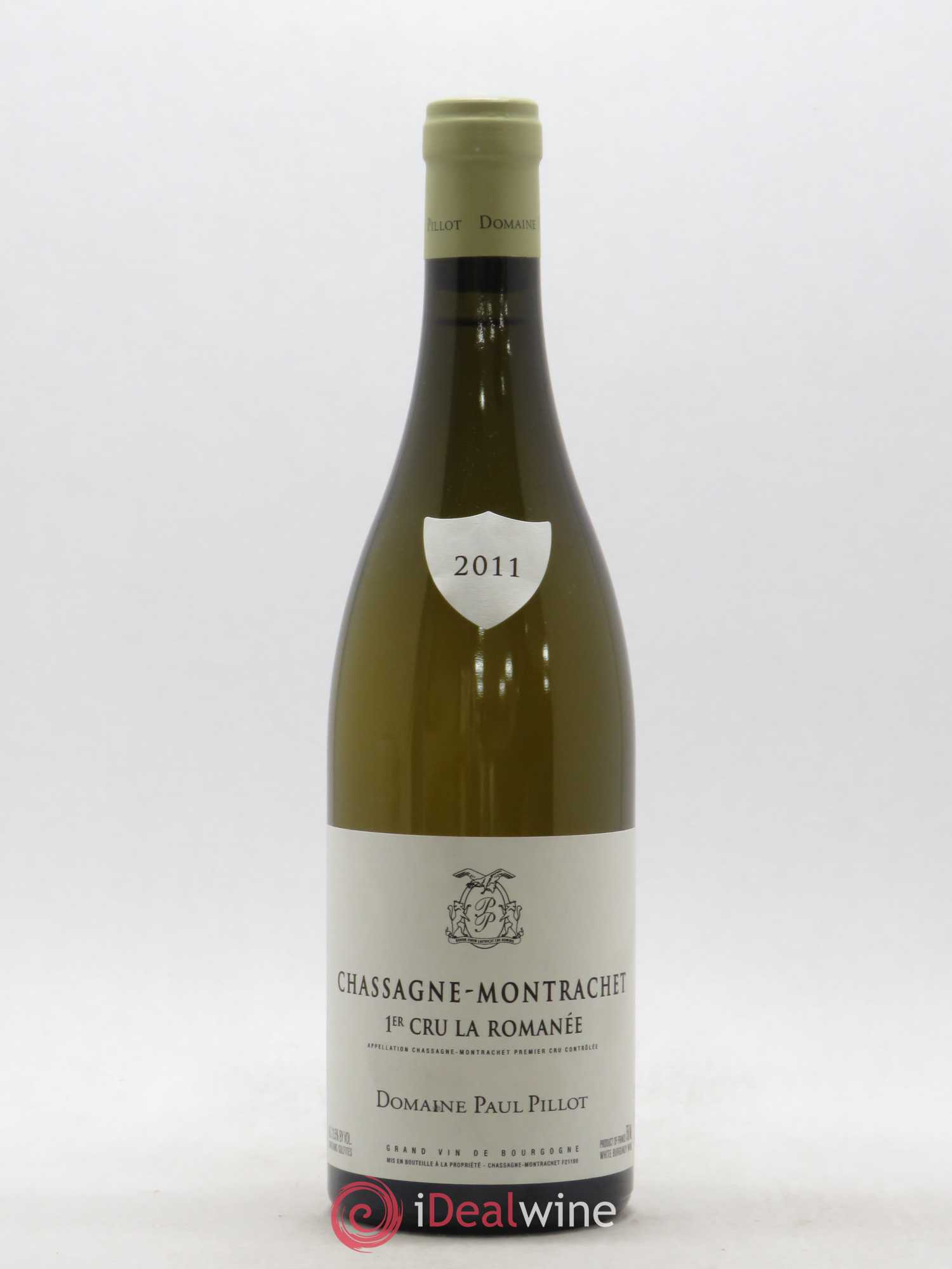 Chassagne-Montrachet 1er Cru La Romanée Paul Pillot (Domaine) 2011 - Lot de 1 bouteille - 0