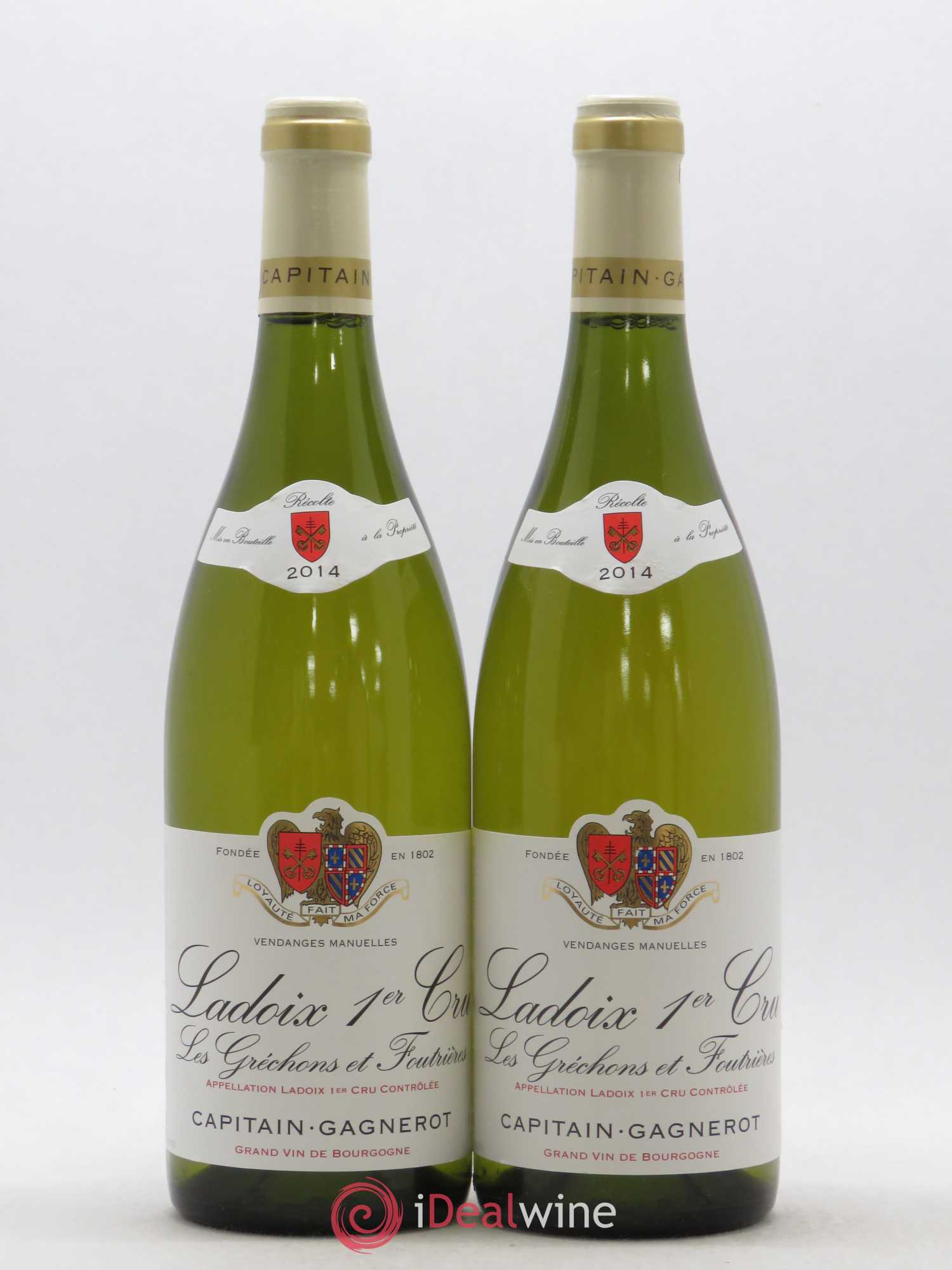 Ladoix 1er Cru Capitaine Gagnerot Les Grechons et Foutrières 2014 - Posten von 2 Flaschen - 0