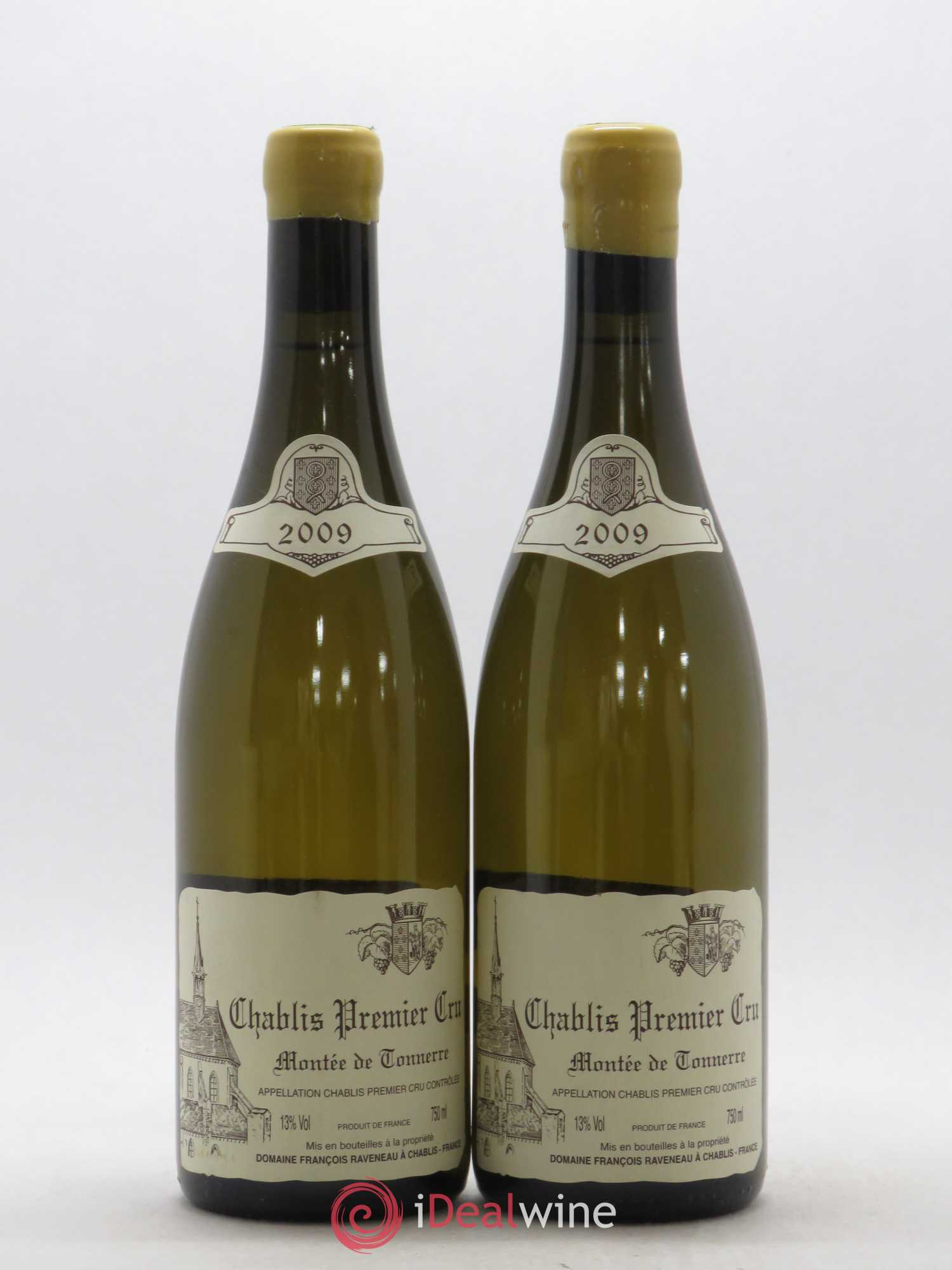 Chablis 1er Cru Montée de Tonnerre Raveneau (Domaine) 2009 - Lot de 2 bouteilles - 0