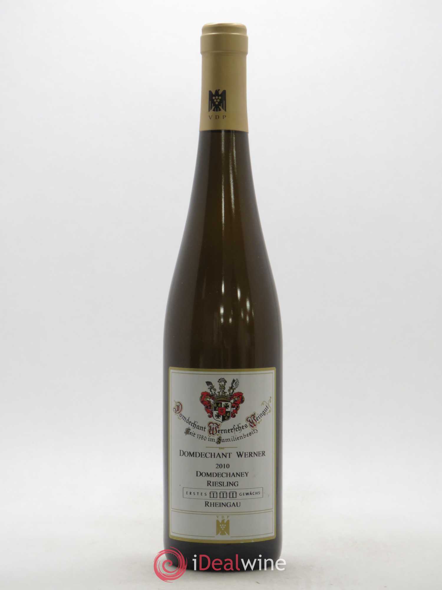 Riesling Domdechant Werner'Sches Weingut Hochheimer Domdechaney Trocken Goldkapsel 2010 - Posten von 1 Flasche - 0
