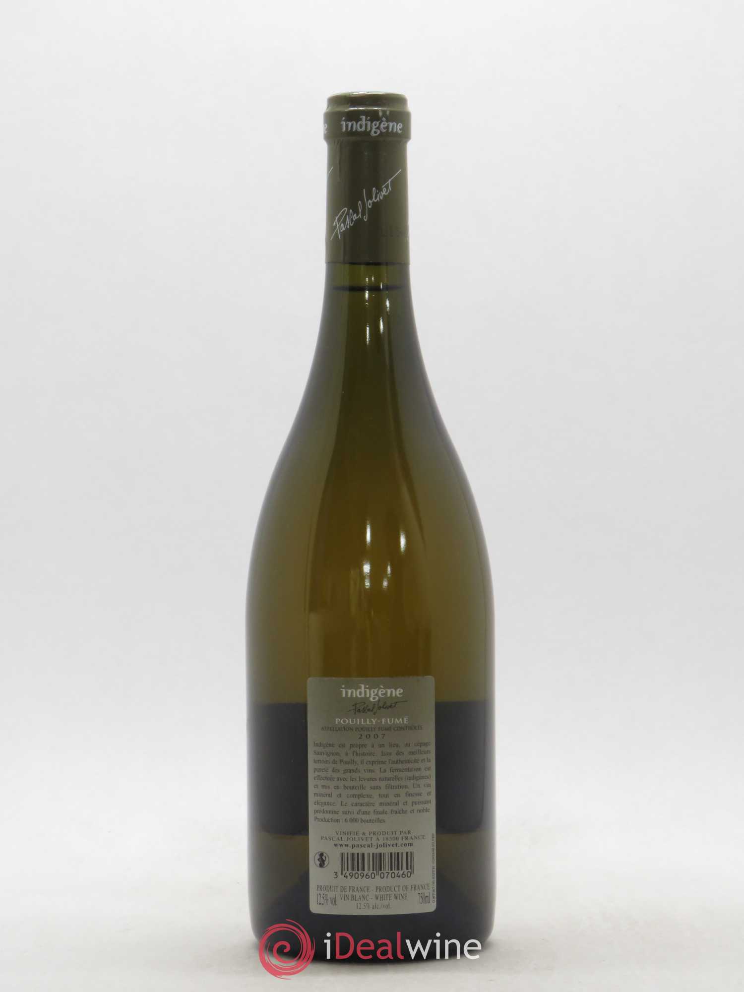 Pouilly-Fumé Indigène Pascal Jolivet (sans prix de réserve) 2007 - Posten von 1 Flasche - 1