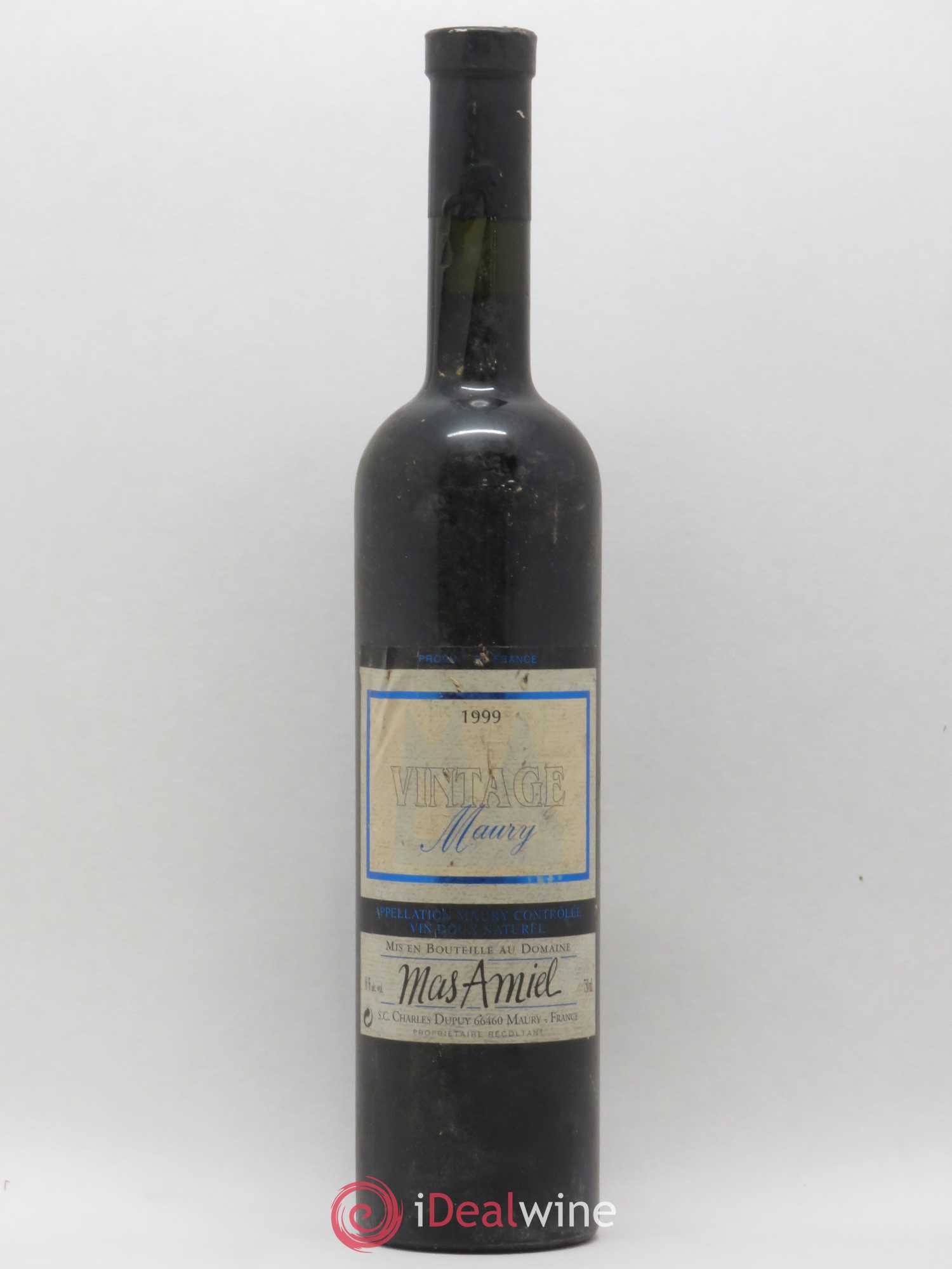 Maury Mas Amiel Vintage 1999 - Lot de 1 bouteille - 0