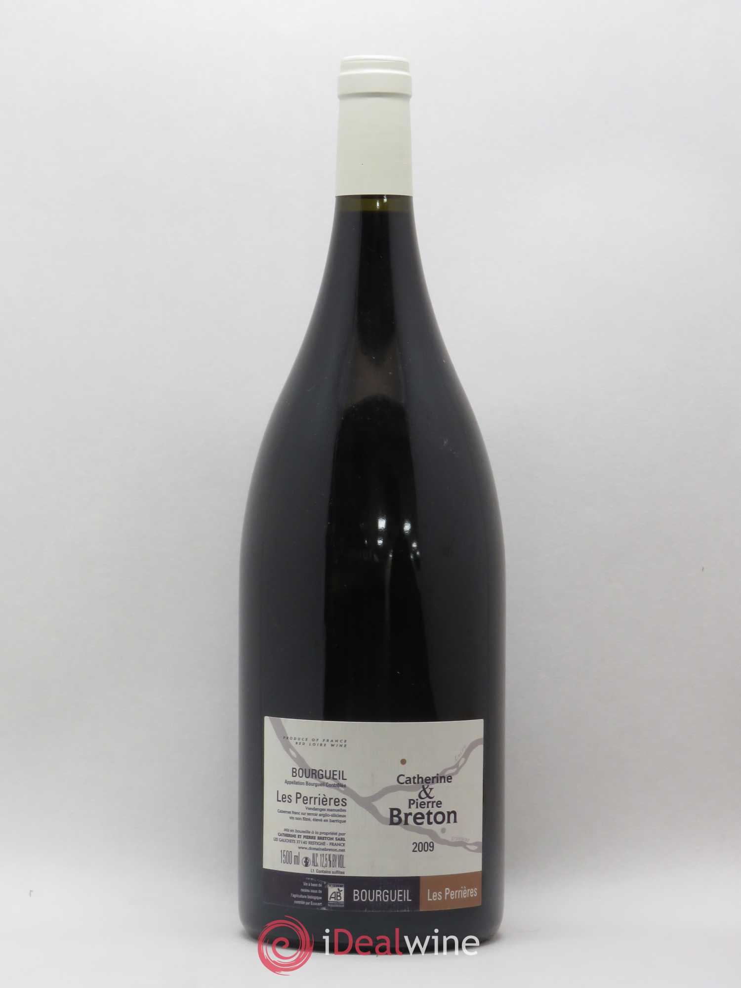Bourgueil Les Perrières Catherine et Pierre Breton 2009 - Lot de 1 magnum - 0