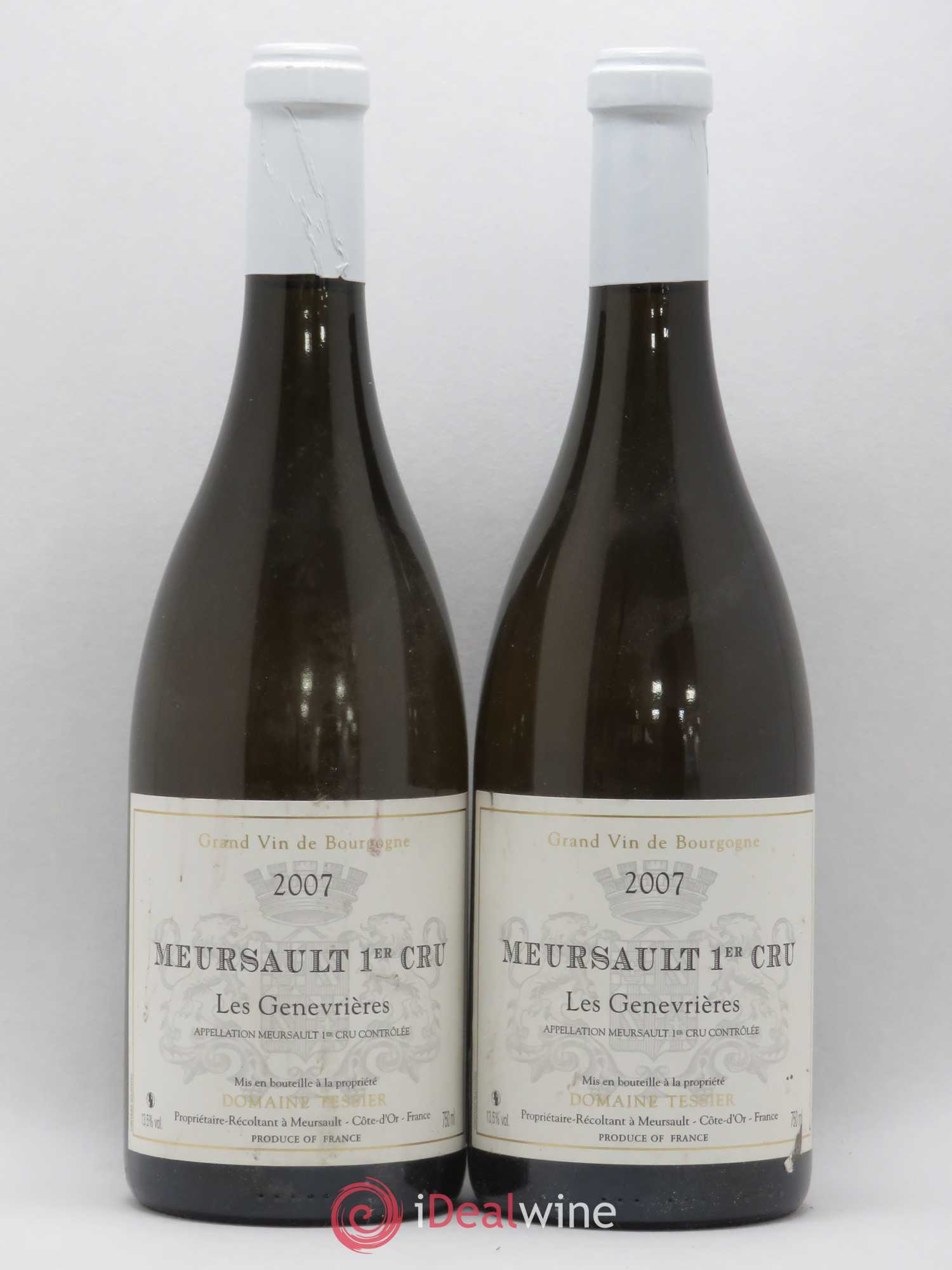 Meursault 1er Cru Les Genevrieres Domaine Tessier 2007 - Posten von 2 Flaschen - 0