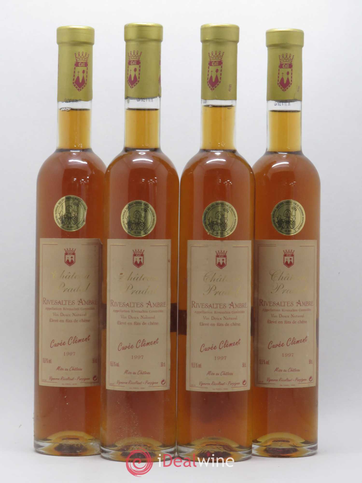 Rivesaltes 1997 - Posten von 4 Flaschen - 0
