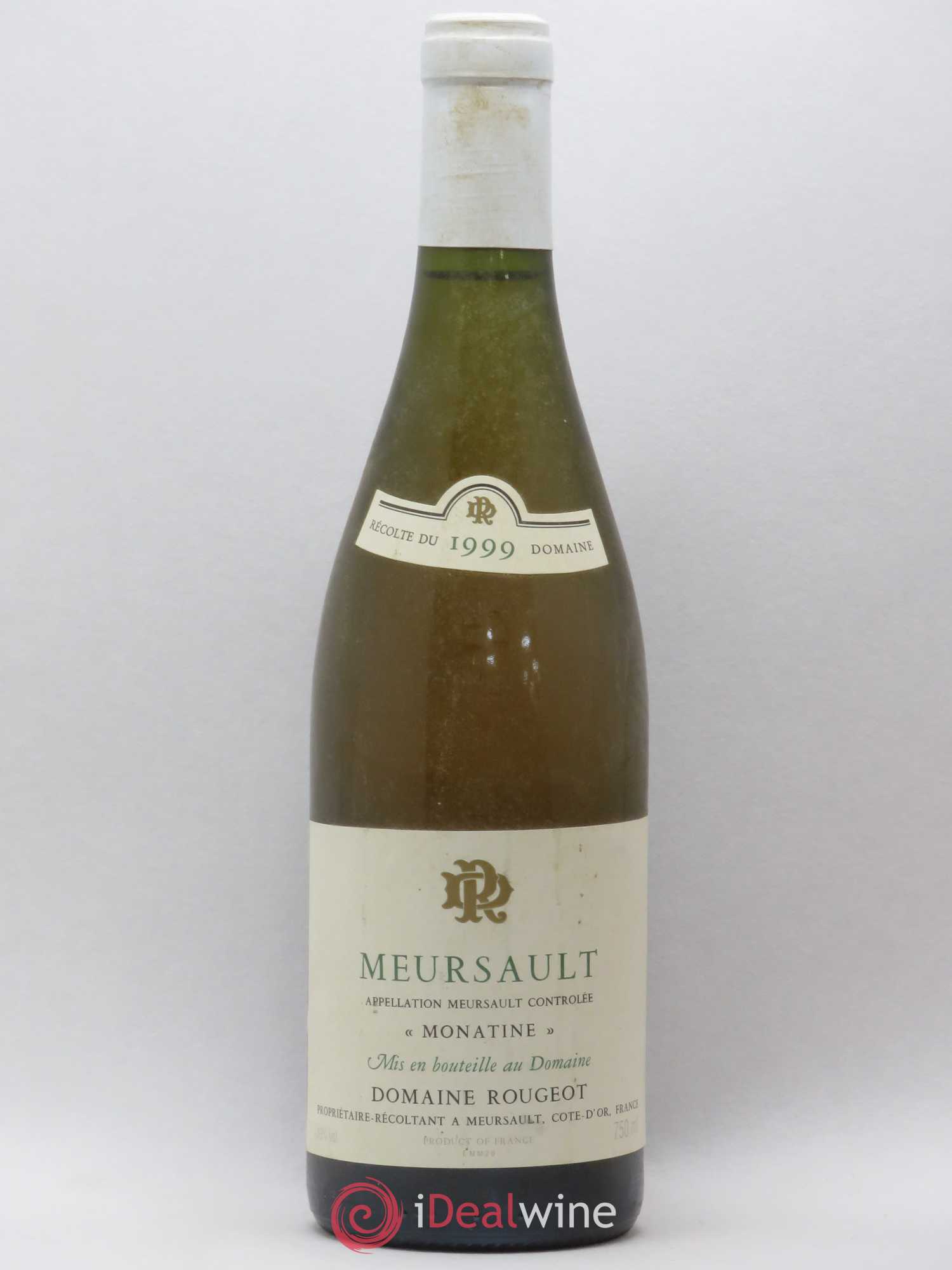 Meursault Monatine Domaine Rougeot (sans prix de réserve) 1999 - Posten von 1 Flasche - 0