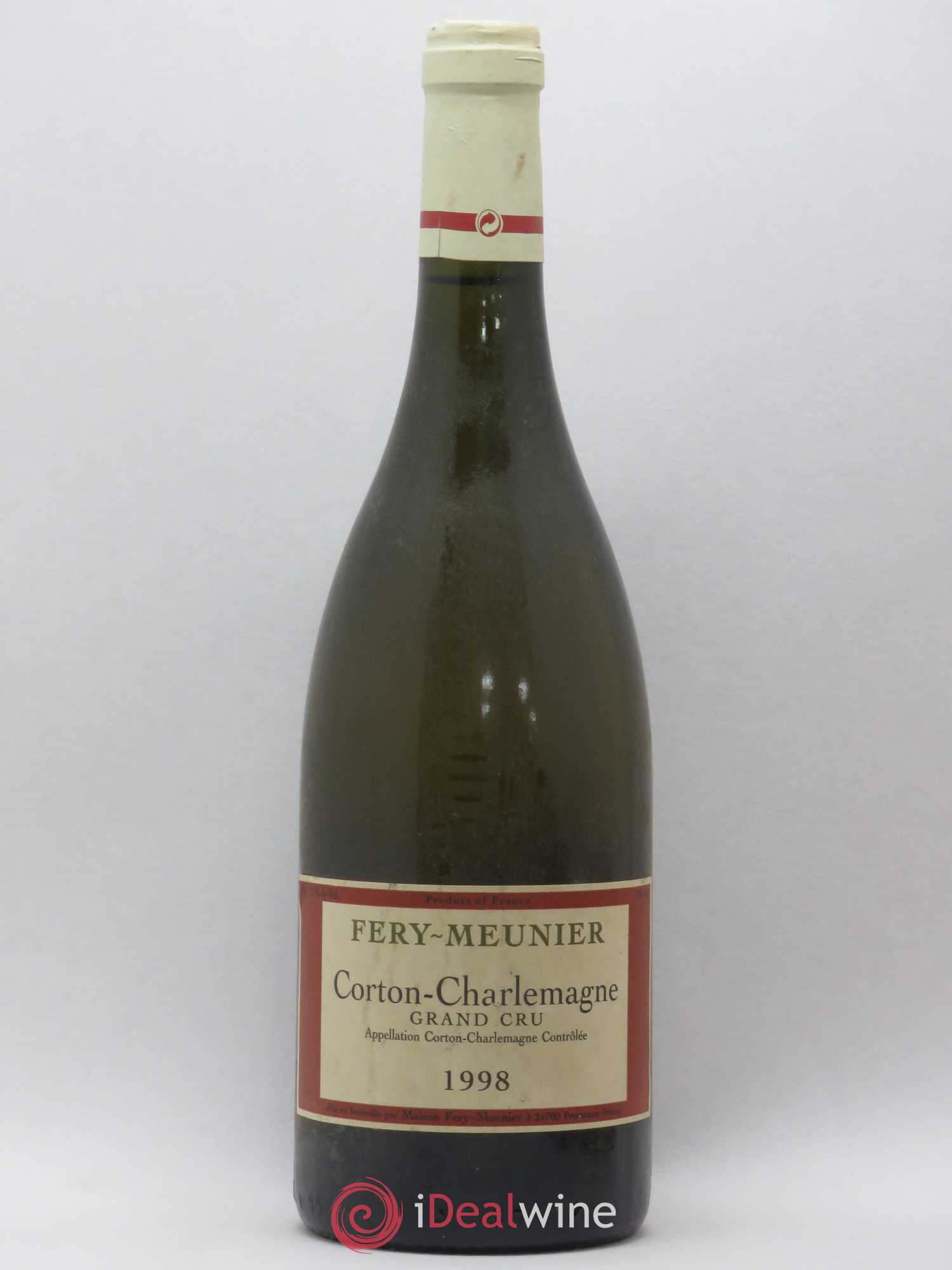 Corton-Charlemagne Grand Cru Maison Fery Meunier 1998 - Posten von 1 Flasche - 0