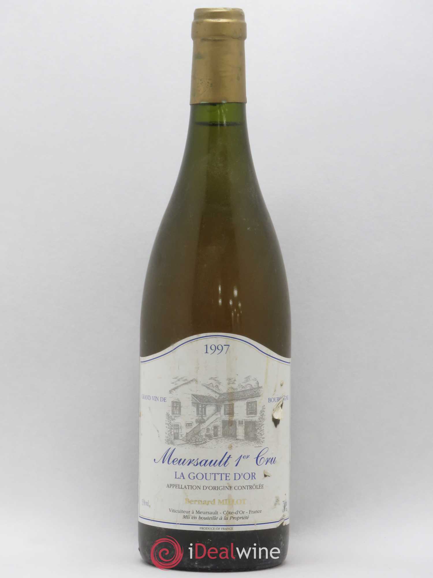 Meursault 1er Cru La Goutte d'Or Millot 1997 - Posten von 1 Flasche - 0