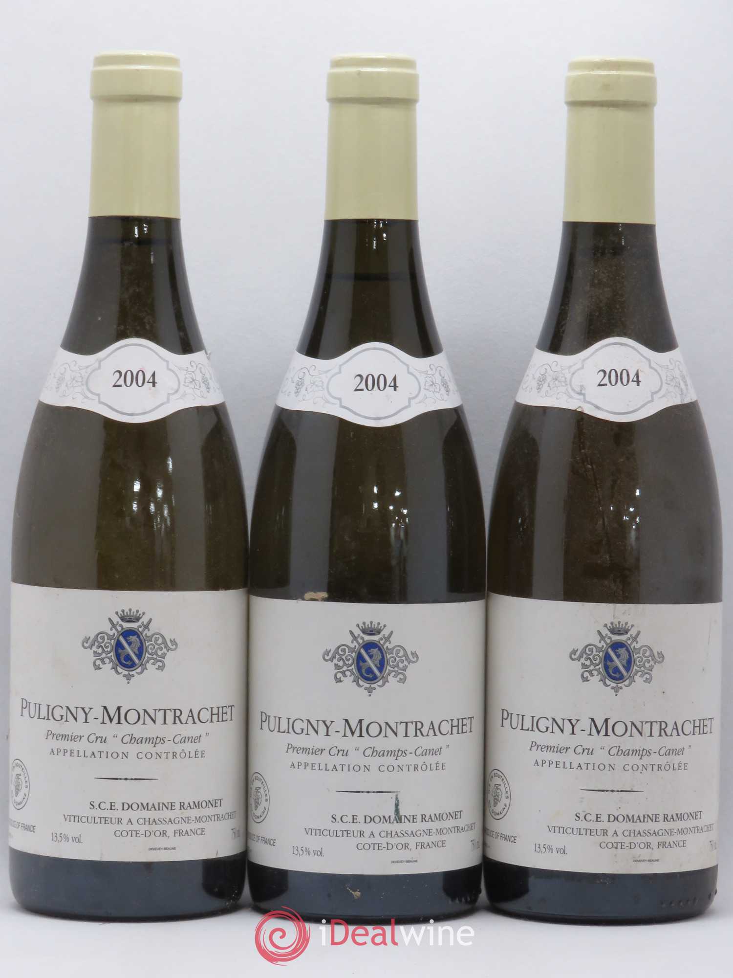 Puligny-Montrachet 1er Cru Champs Canet Ramonet (Domaine) 2004 - Lot de 3 bouteilles - 0